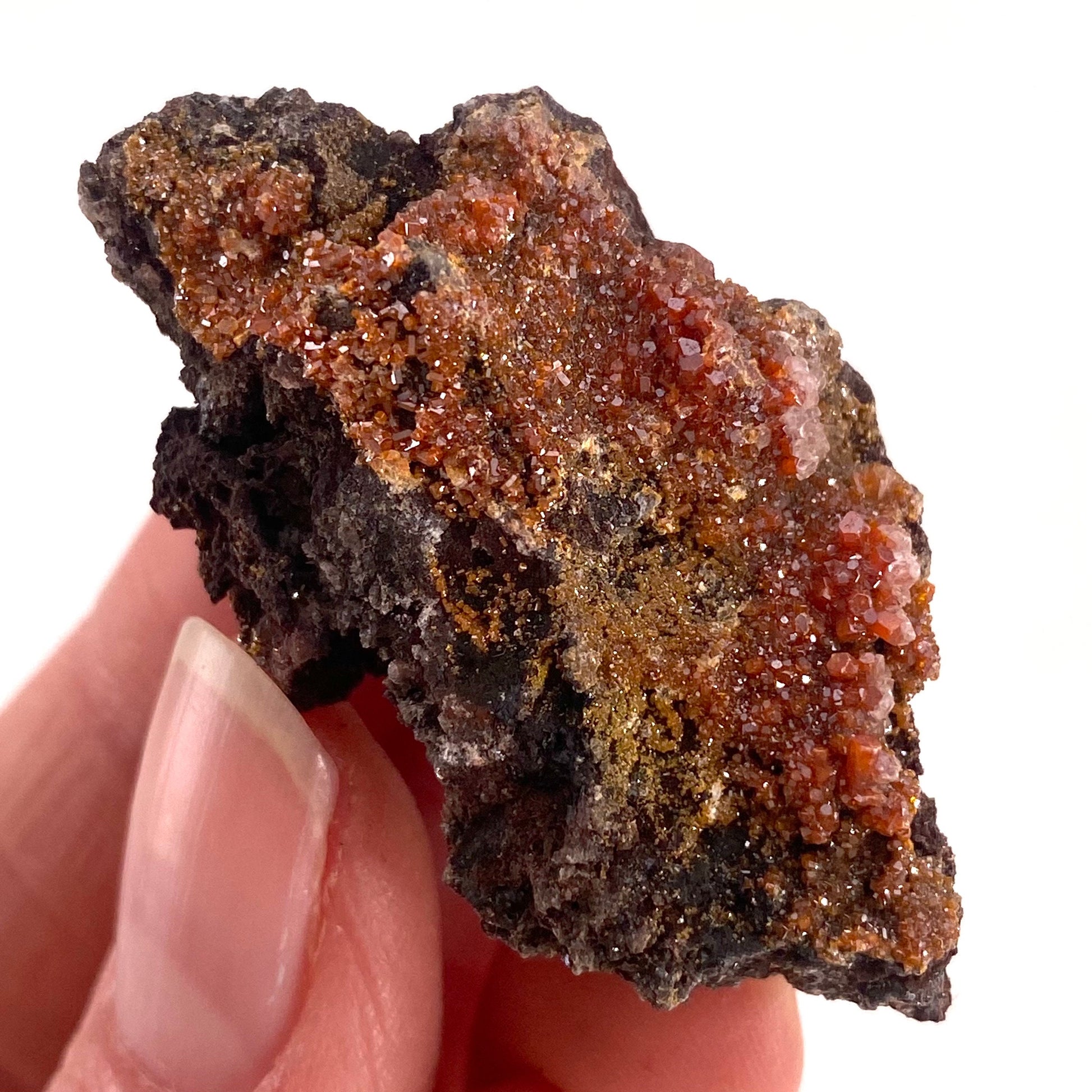 Vanadinite Crystal (Arizona, USA), raw vanadinite, vanadinite specimen