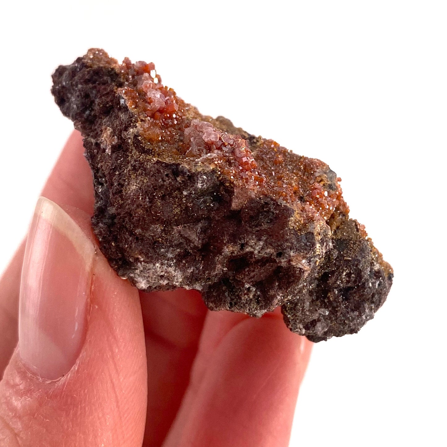 Vanadinite Crystal (Arizona, USA), raw vanadinite, vanadinite specimen