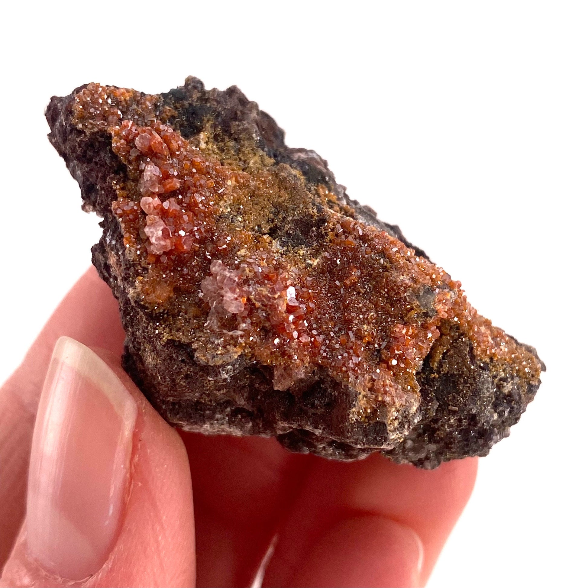 Vanadinite Crystal (Arizona, USA), raw vanadinite, vanadinite specimen