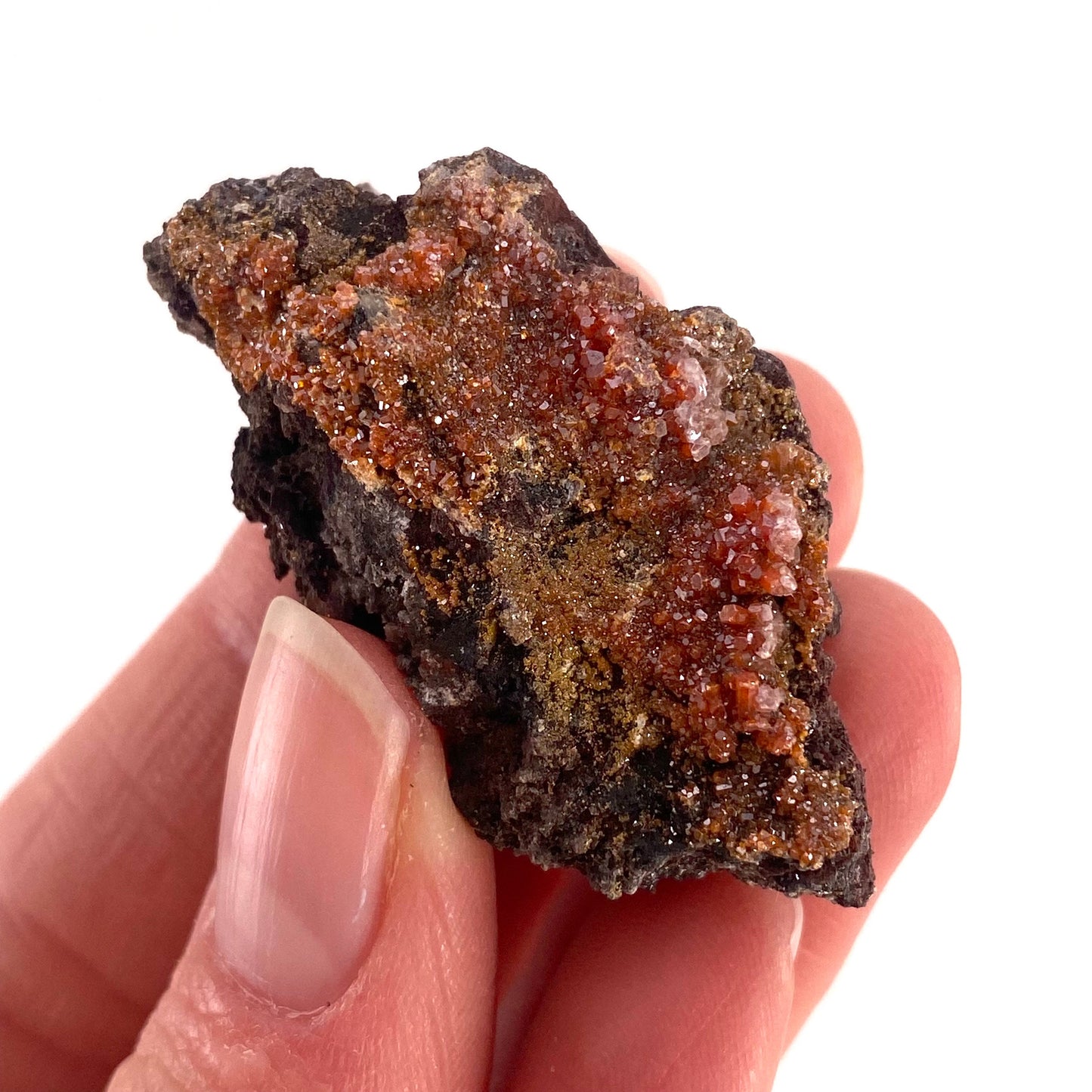 Vanadinite Crystal (Arizona, USA), raw vanadinite, vanadinite specimen