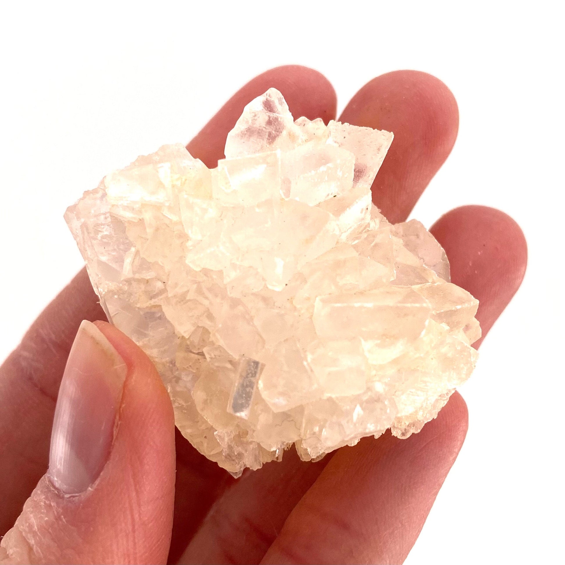 Fluorescent Calcite (Indonesia) | UV-reactive calcite, yellow calcite, calcite crystal, UV reactive crystal, crystals