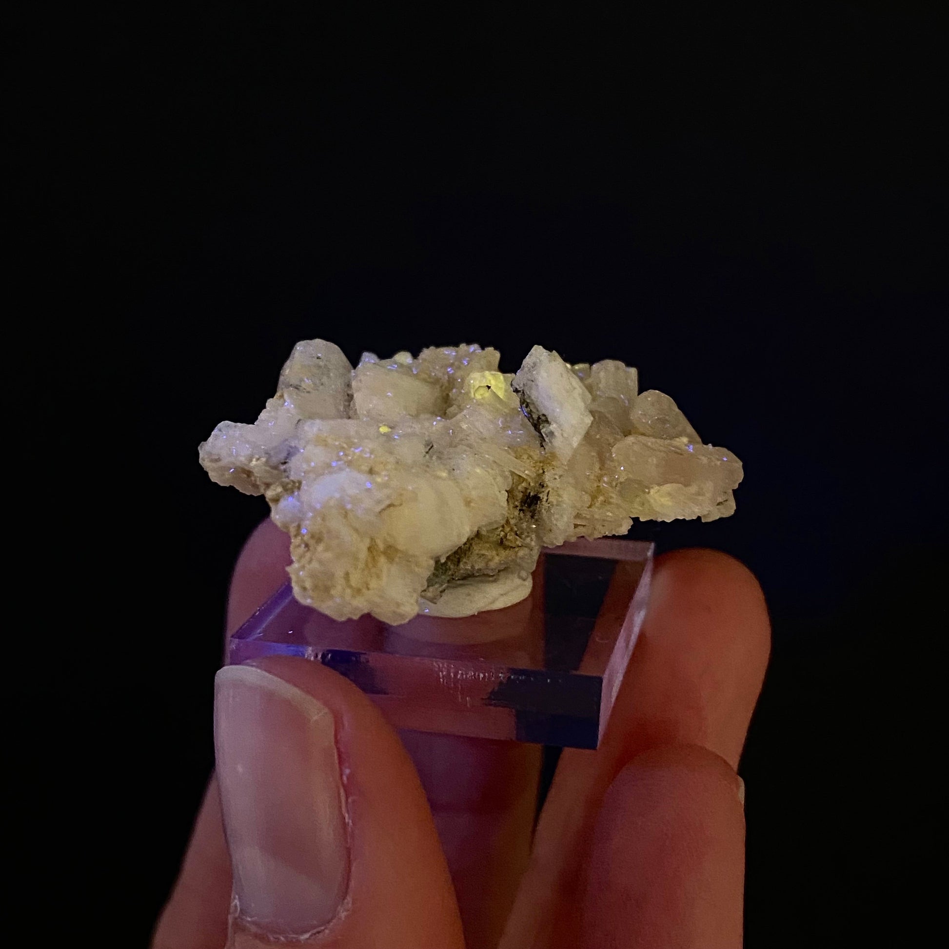 Pink Fluorapatite (Pakistan), UV reactive fluorapatite, natural pink apatite, terminated apatite crystal, mineral specimen, rare gems