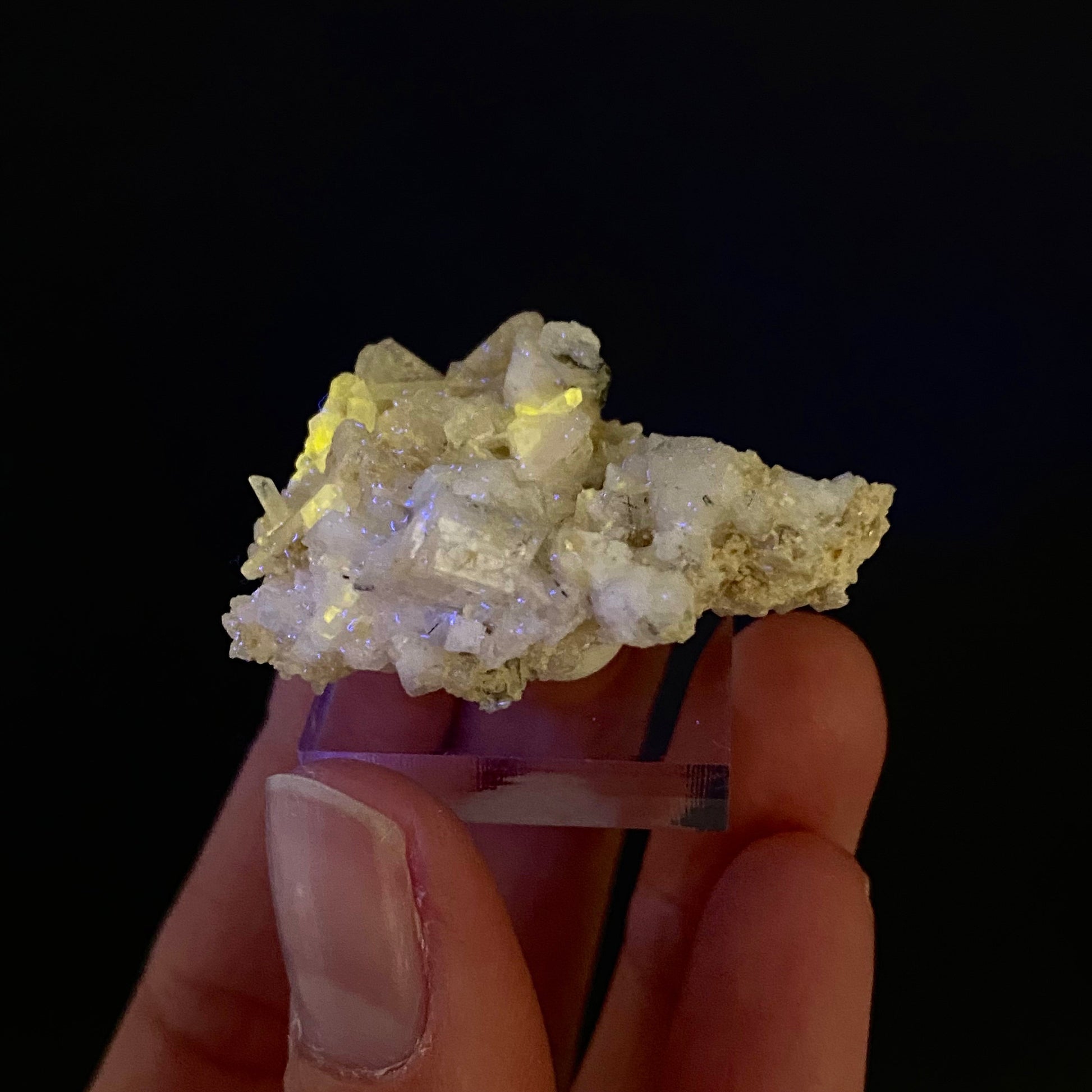Pink Fluorapatite (Pakistan), UV reactive fluorapatite, natural pink apatite, terminated apatite crystal, mineral specimen, rare gems
