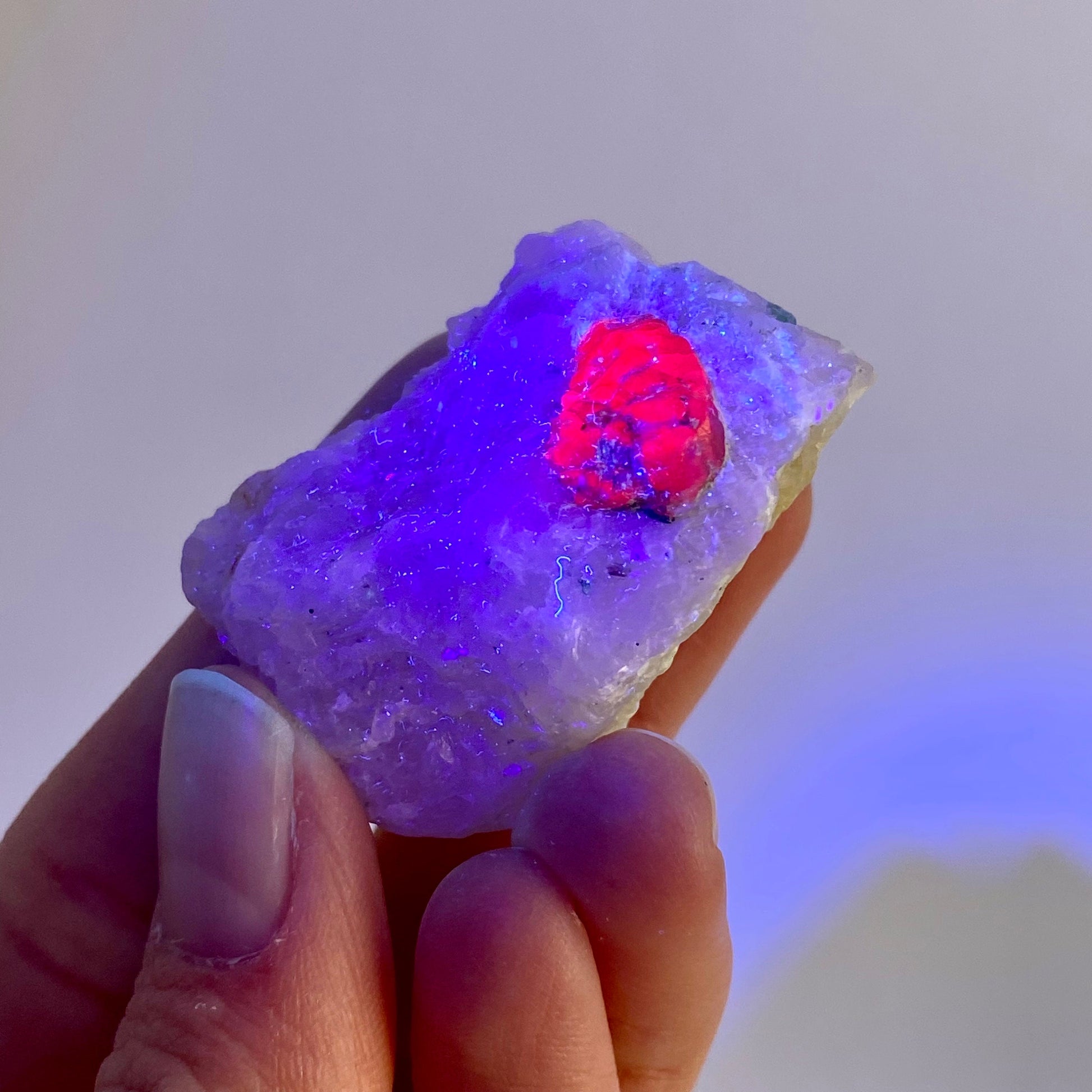 Natural Ruby on Matrix (Pakistan) | UV reactive ruby, natural red ruby, red ruby, authentic ruby, corundum var. ruby, mineral specimen