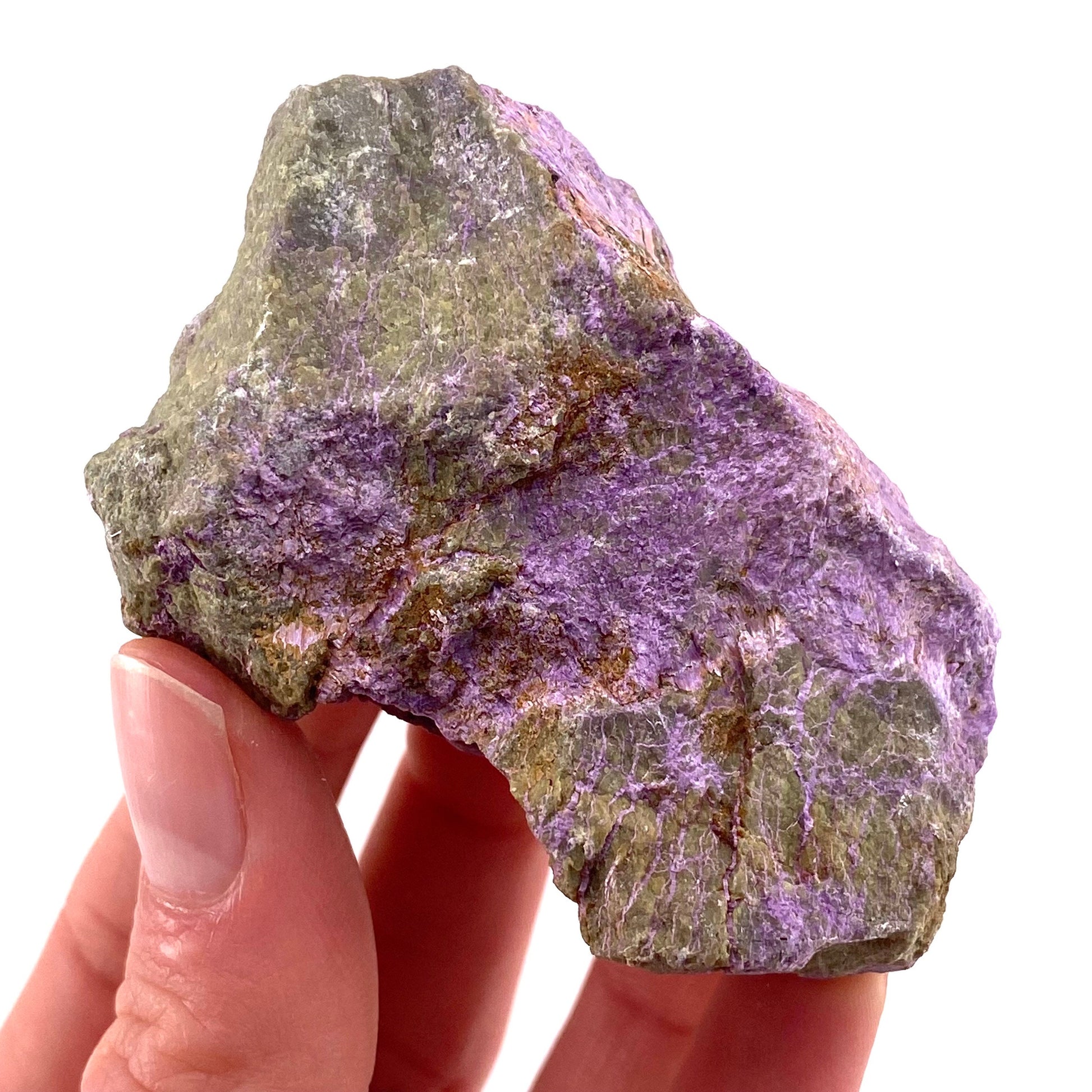 Raw Stichtite Specimen (South Africa), purple stichtite, stichtite