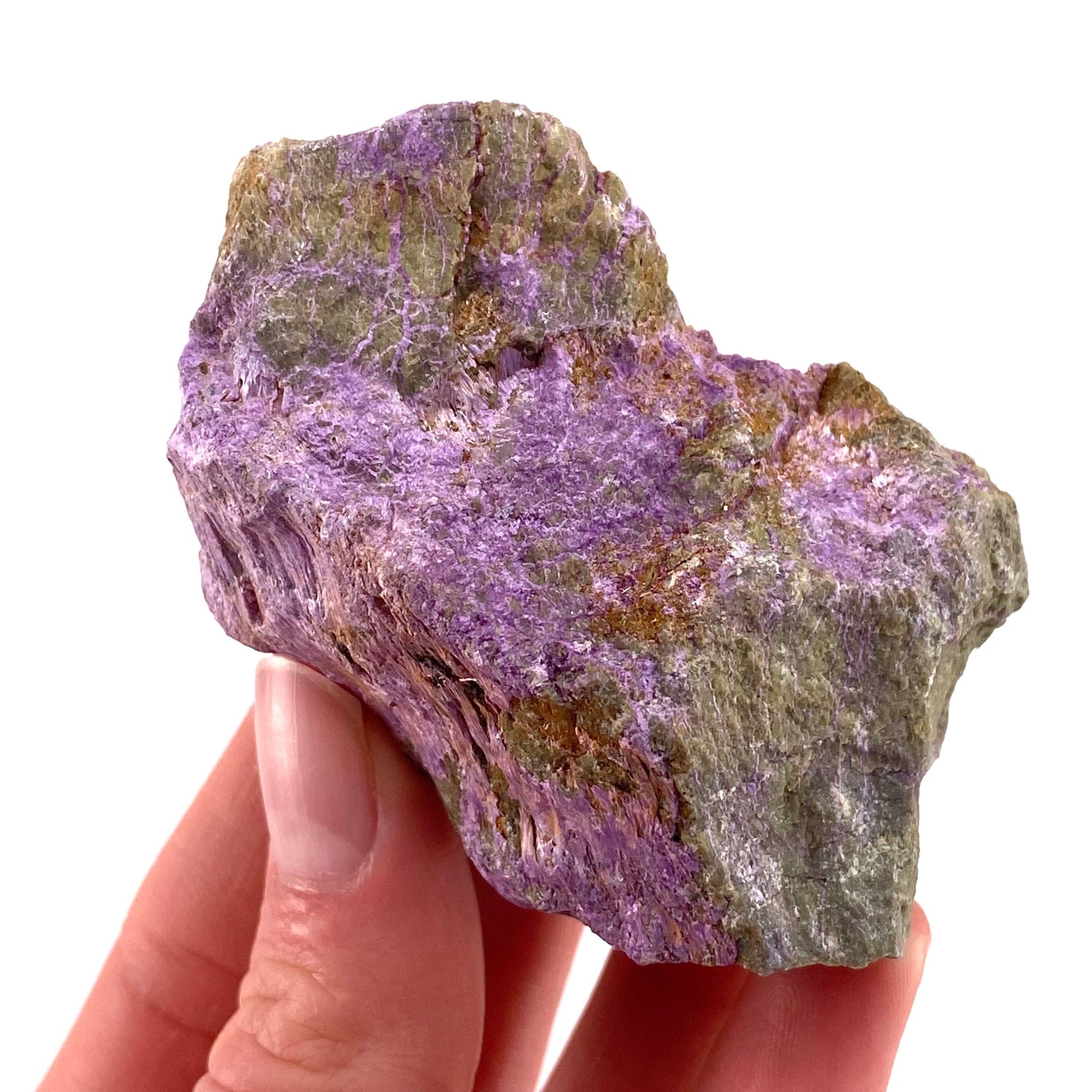 Raw Stichtite Specimen (South Africa), purple stichtite, stichtite