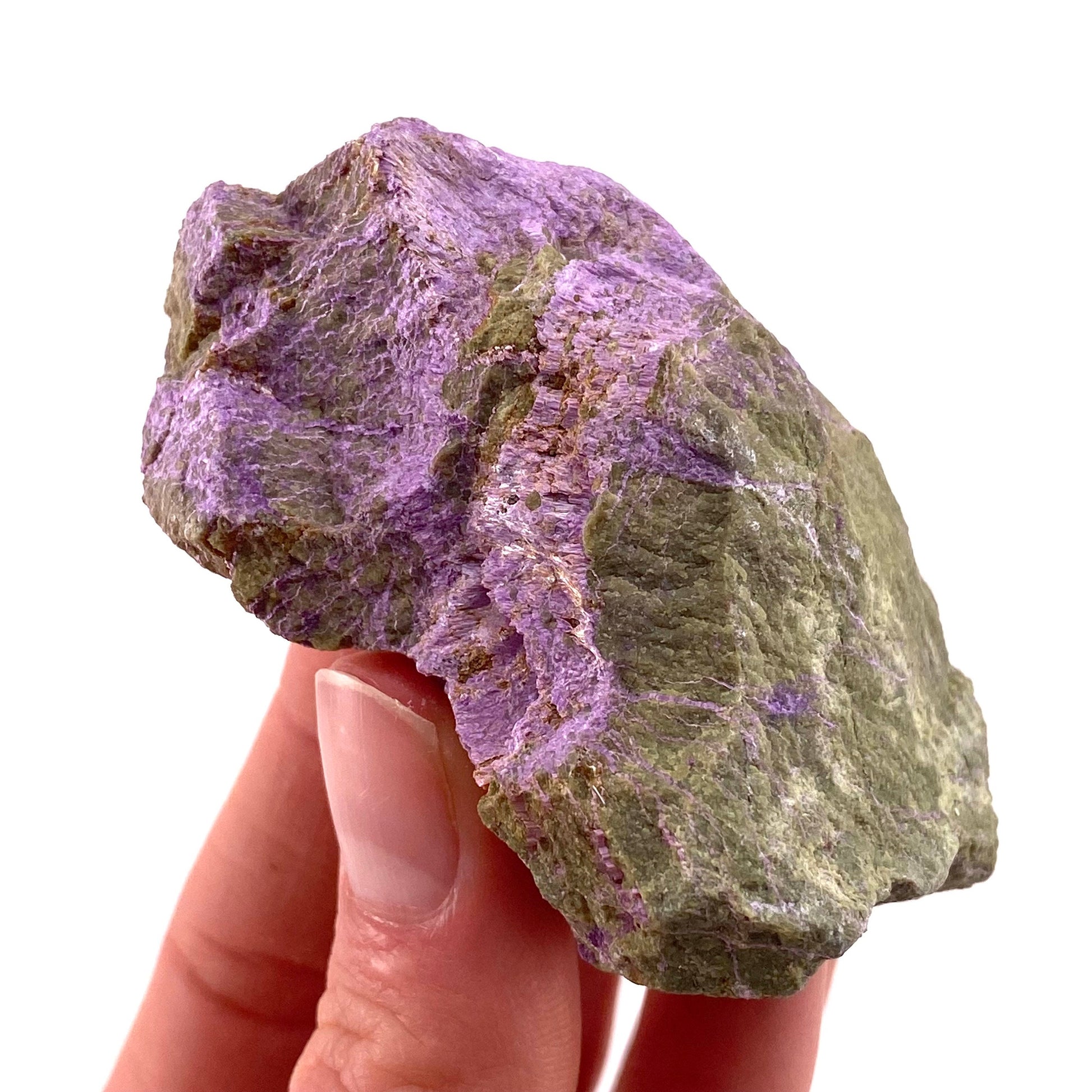 Raw Stichtite Specimen (South Africa), purple stichtite, stichtite