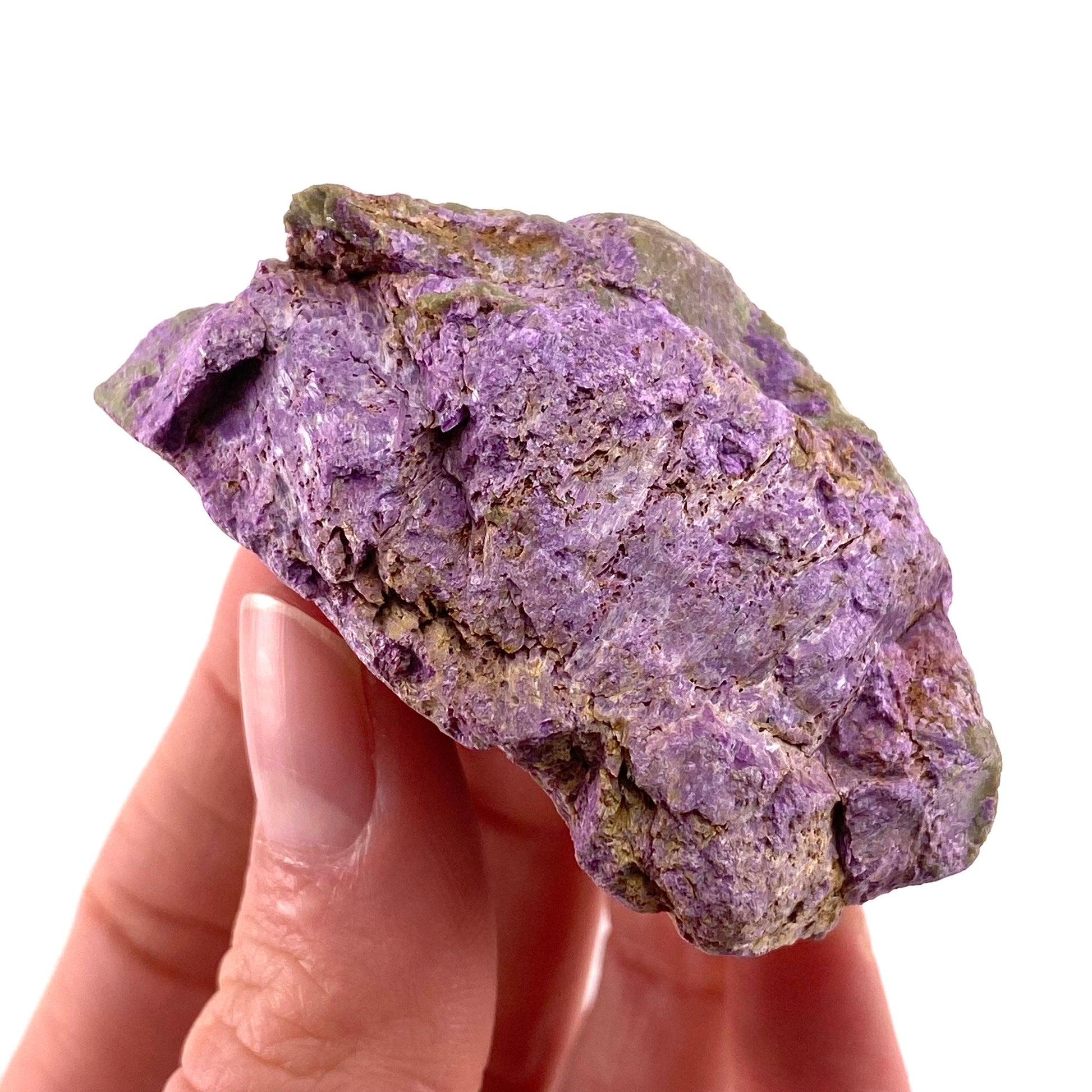 Raw Stichtite Specimen (South Africa), purple stichtite, stichtite