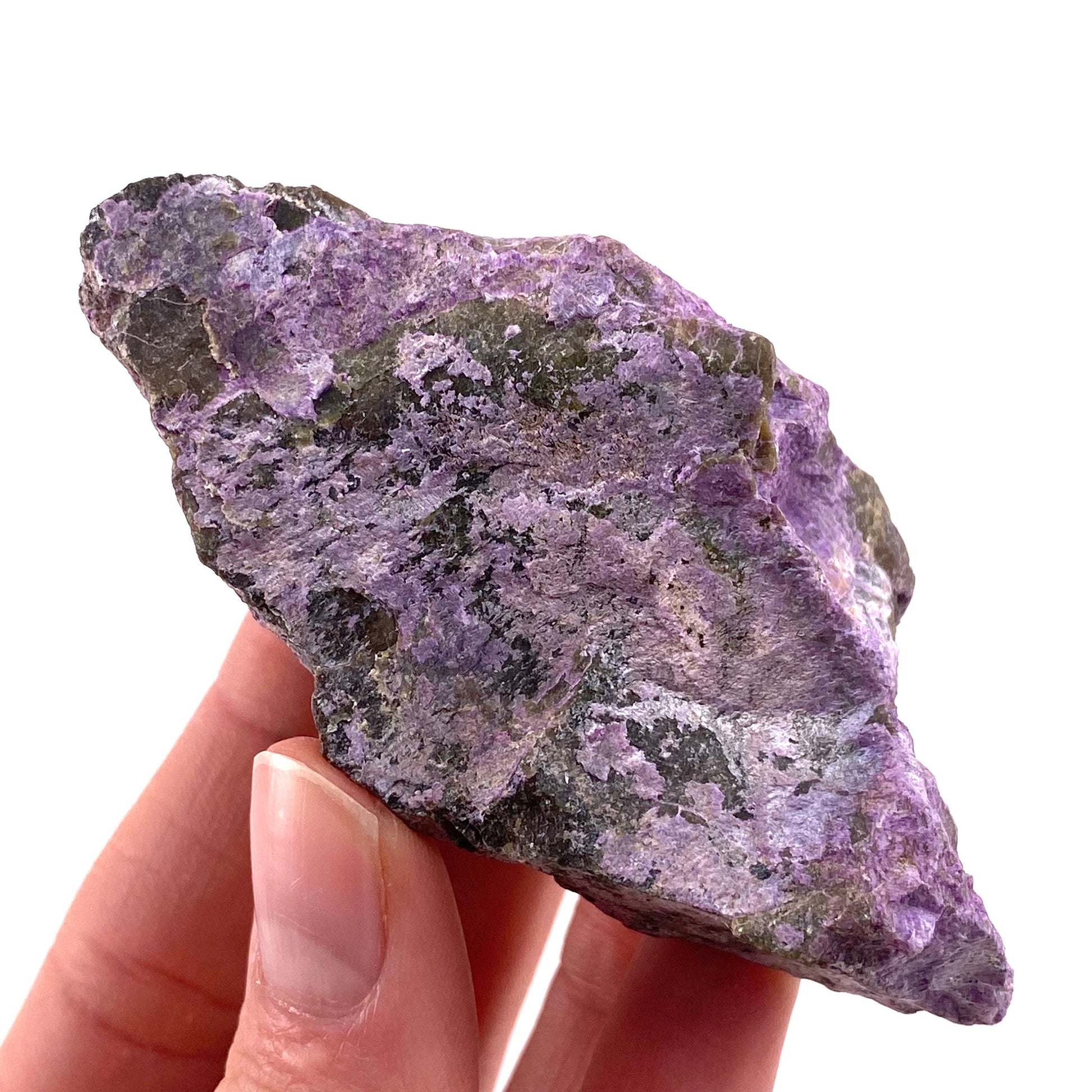Raw Stichtite Specimen (South Africa), purple stichtite, stichtite
