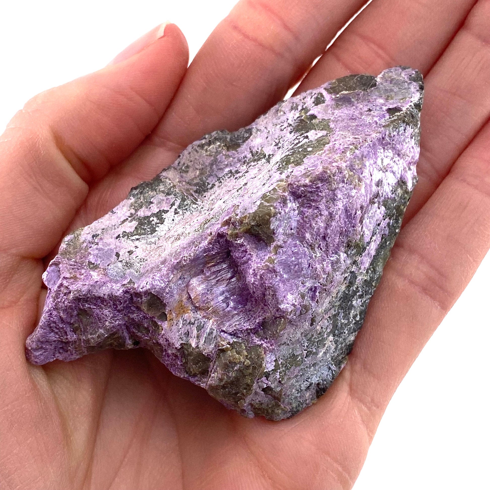 Raw Stichtite Specimen (South Africa), purple stichtite, stichtite