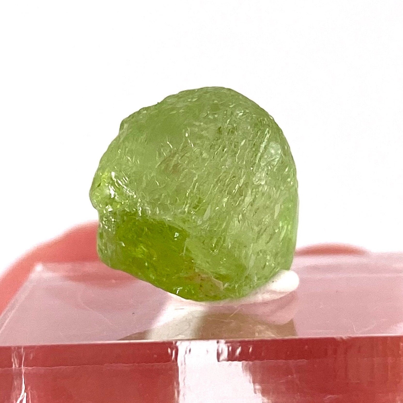 Naturally Etched peridot crystal (Pakistan) | raw peridot, natural peridot, peridot crystal, peridot point