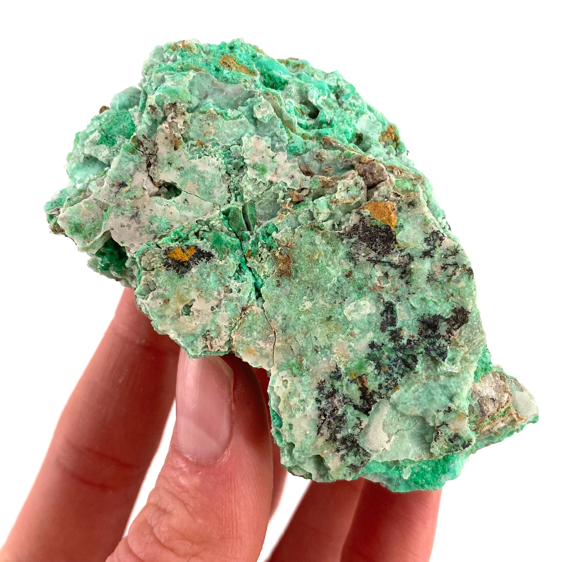 Druzy Mint Chrysoprase (Indonesia) | mint chrysoprase, druzy chrysoprase, druzy crystal, mineral specimen, crystals