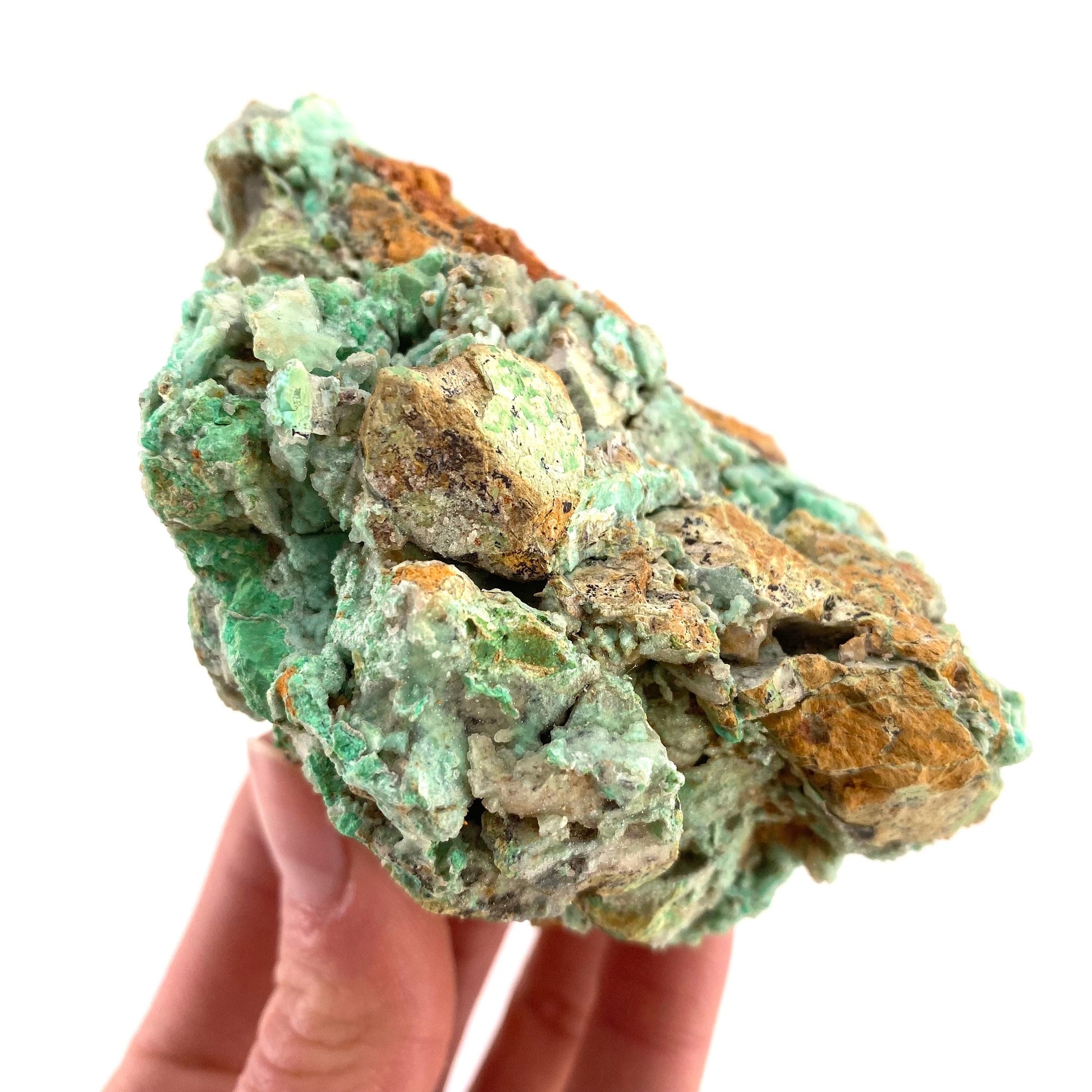 Druzy Mint Chrysoprase (Indonesia) | mint chrysoprase, druzy chrysoprase, druzy crystal, mineral specimen, crystals