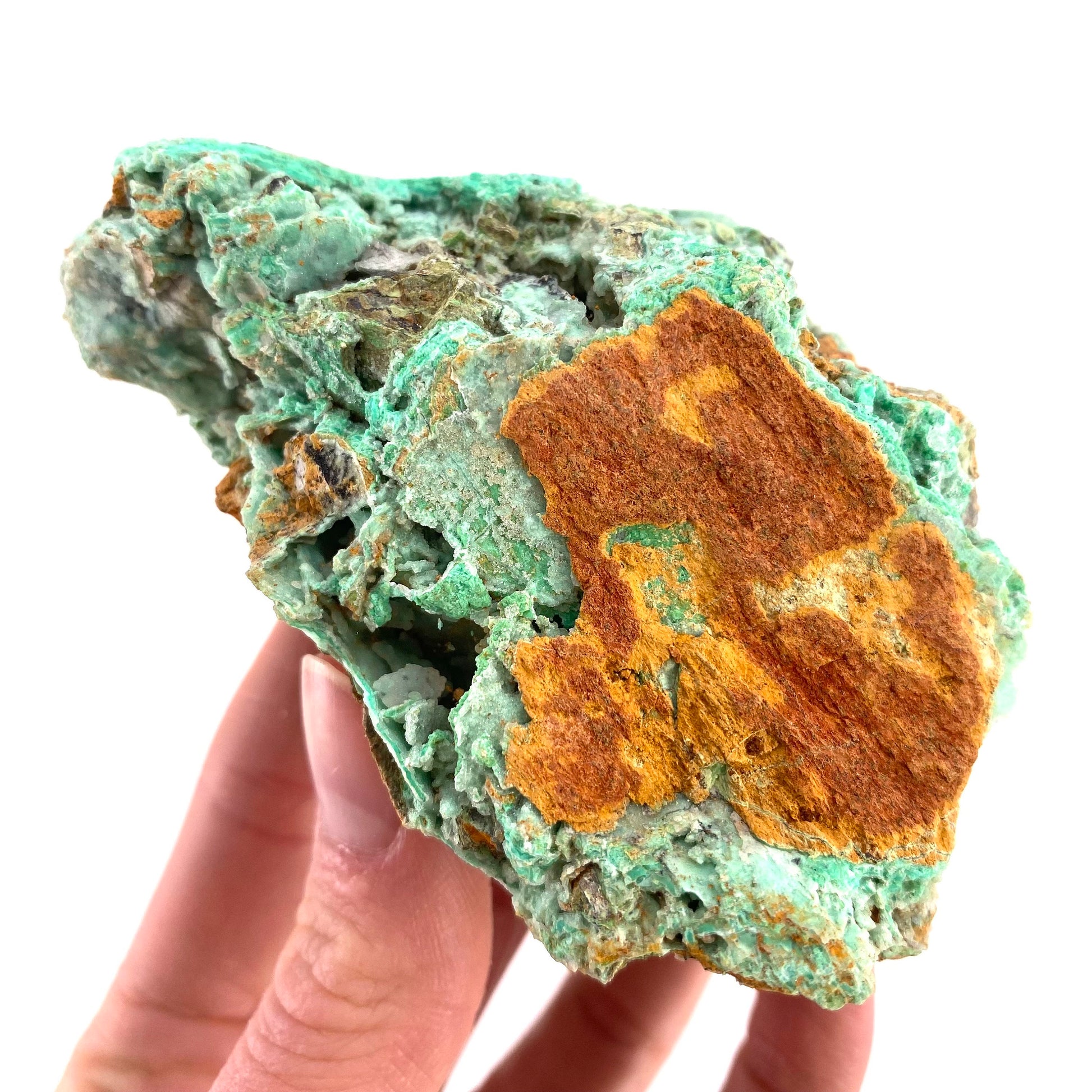 Druzy Mint Chrysoprase (Indonesia) | mint chrysoprase, druzy chrysoprase, druzy crystal, mineral specimen, crystals