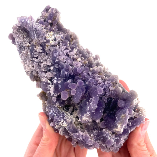 XL Sparkly Grape Amethyst (Indonesia) | Grape Agate, purple grape agate, grape agate cluster, mineral specimen, crystals, gemstone
