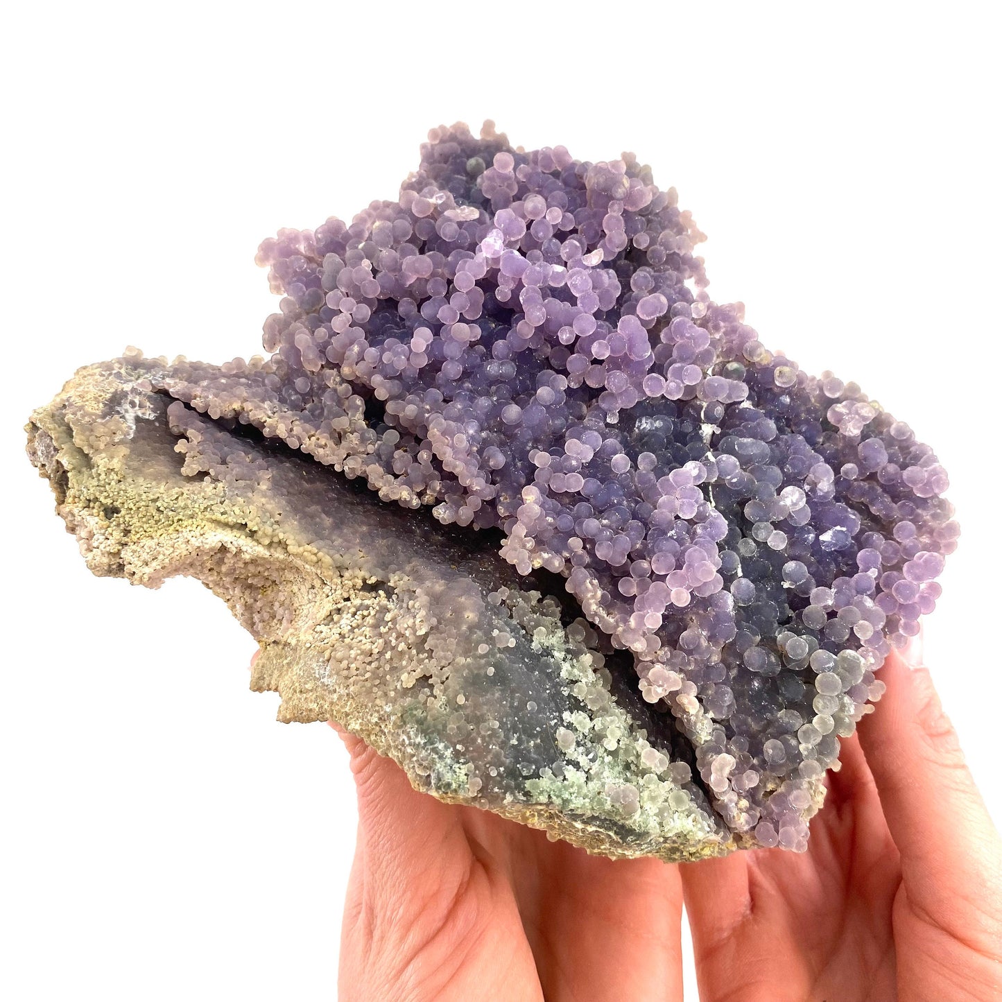 XXL Sparkly Grape Amethyst (Indonesia) | Grape Agate, purple grape agate, grape agate cluster, mineral specimen, crystals, gemstone