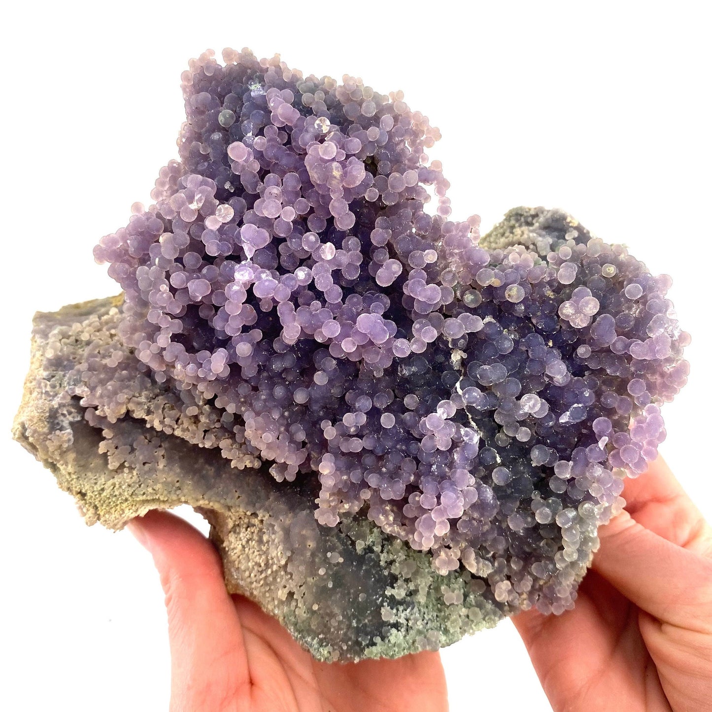 XXL Sparkly Grape Amethyst (Indonesia) | Grape Agate, purple grape agate, grape agate cluster, mineral specimen, crystals, gemstone