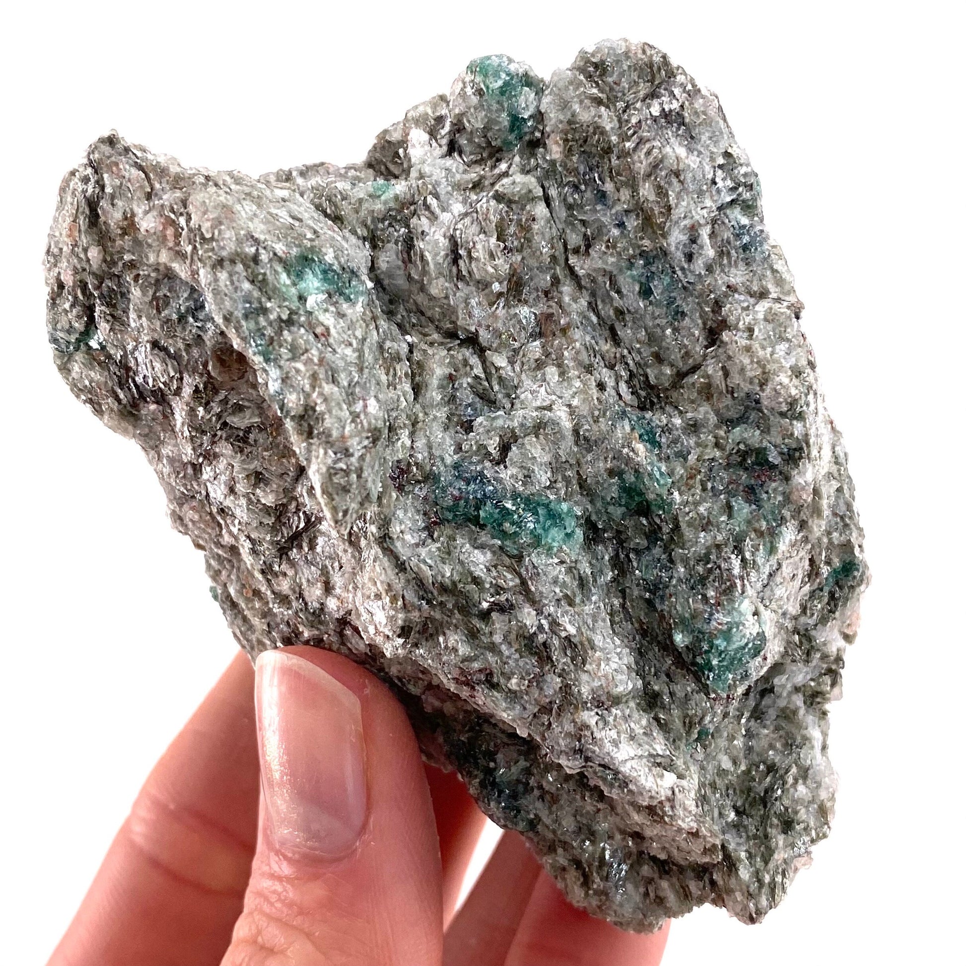 Natural Emerald in Mica Matrix (Zimbabwe) | natural emerald, green emerald, raw emerald, emerald crystal