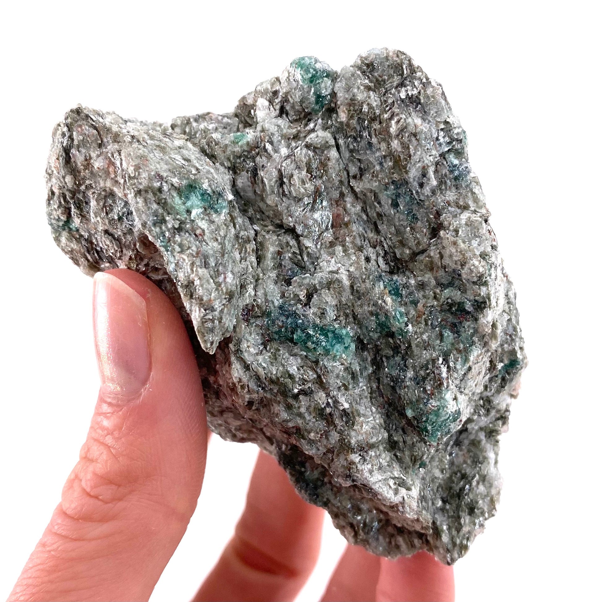 Natural Emerald in Mica Matrix (Zimbabwe) | natural emerald, green emerald, raw emerald, emerald crystal