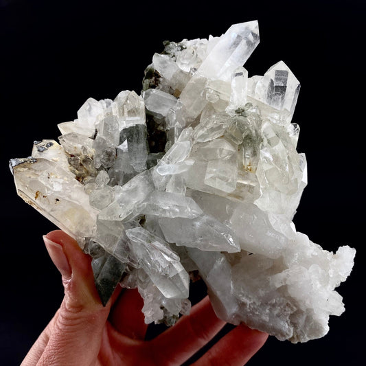 Chlorite Quartz (Pakistan) | green phantom quartz, chlorite quartz, green chlorite quartz