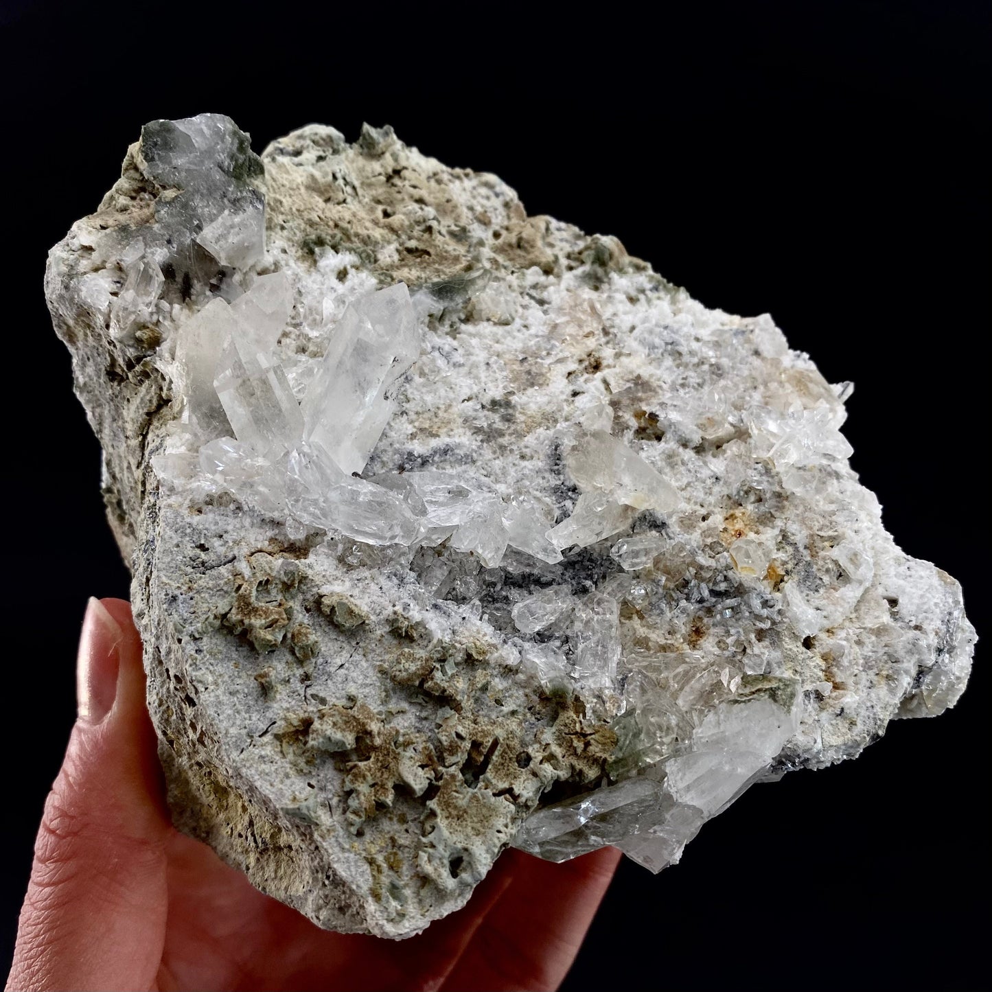 Chlorite Quartz (Pakistan) | green phantom quartz, chlorite quartz, green chlorite quartz