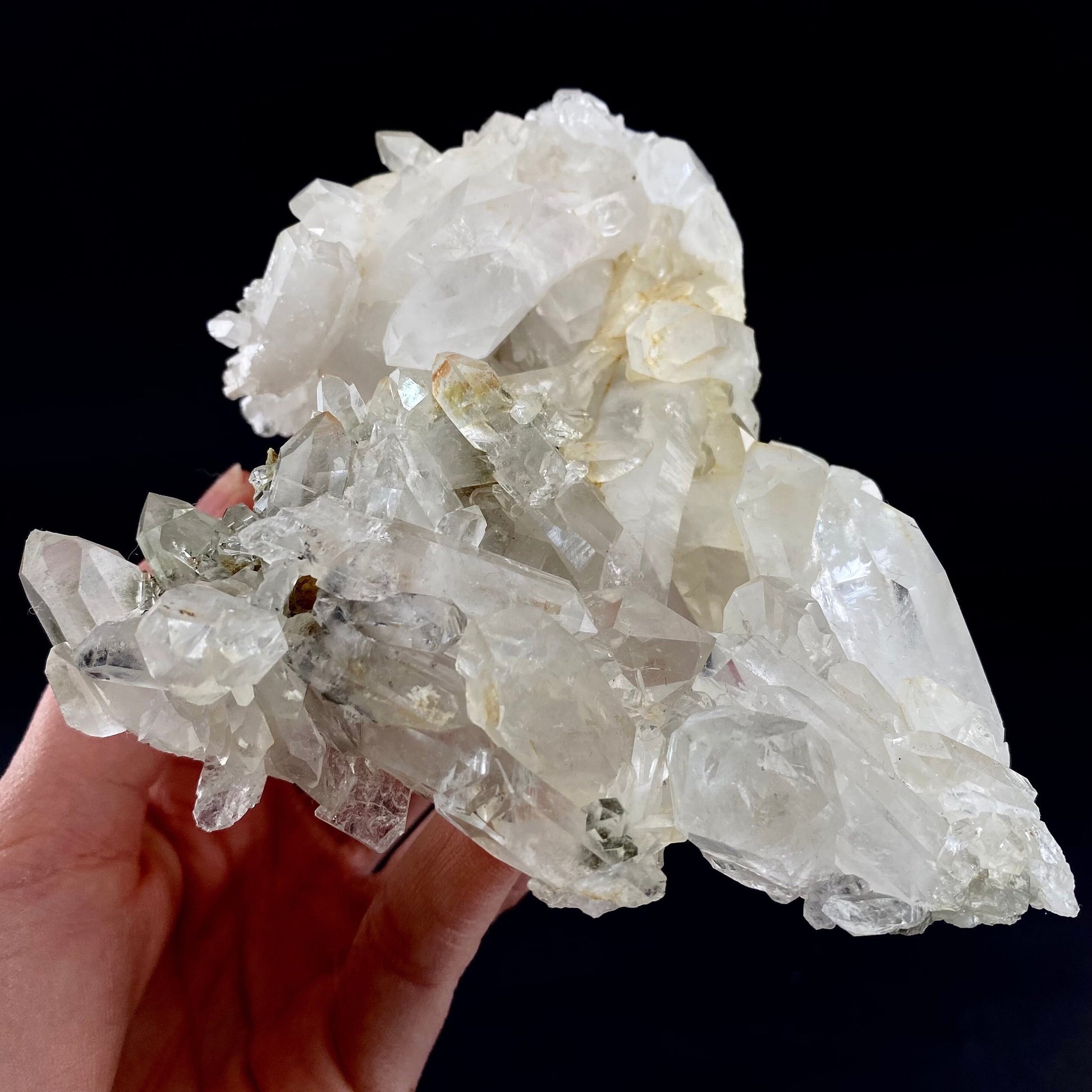 Chlorite Quartz (Pakistan) | green phantom quartz, chlorite quartz, green chlorite quartz