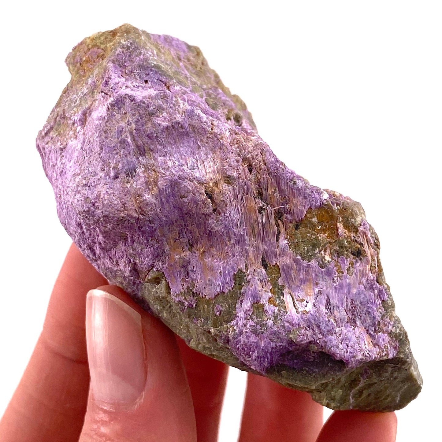 Raw Stichtite Specimen (South Africa), purple stichtite, stichtite