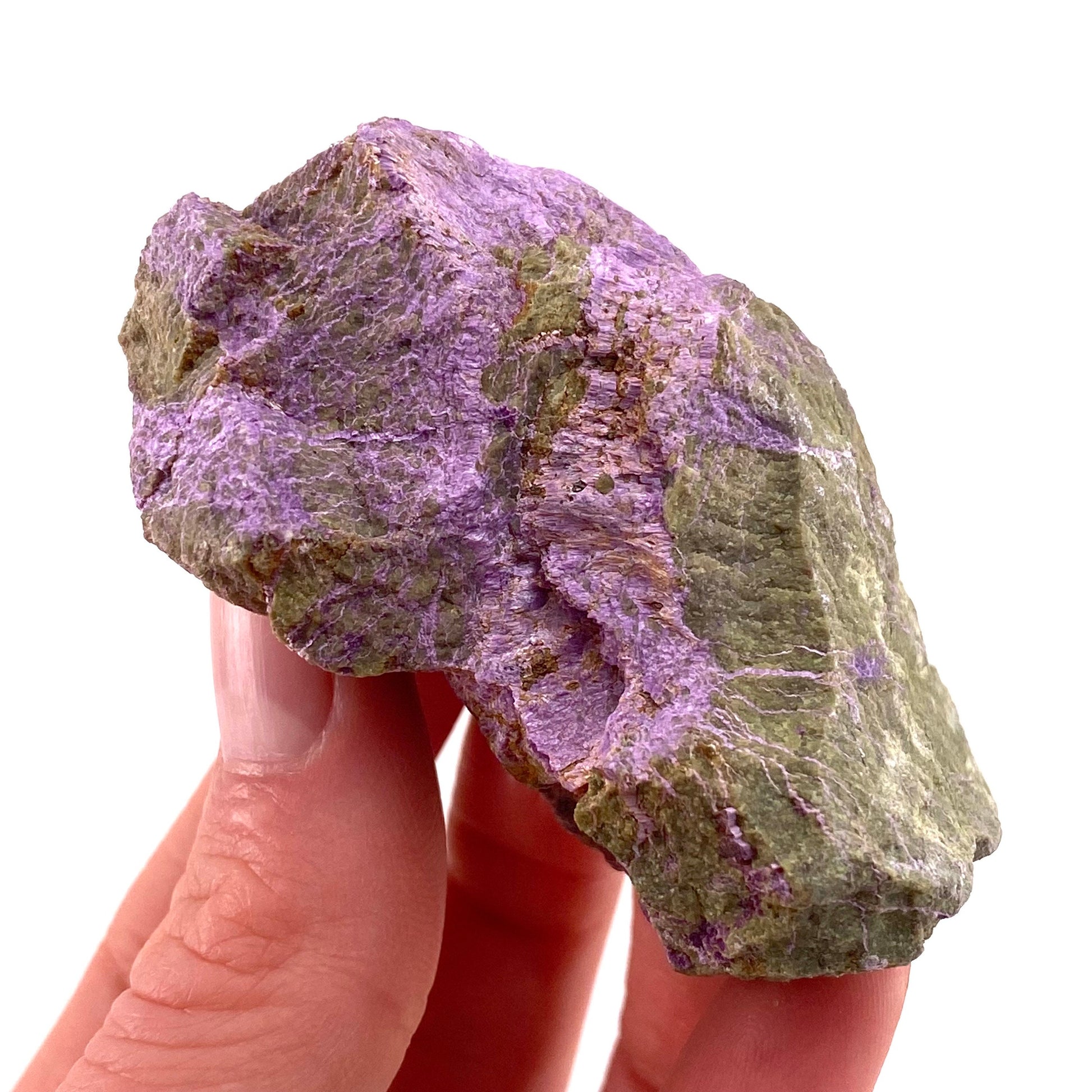 Raw Stichtite Specimen (South Africa), purple stichtite, stichtite