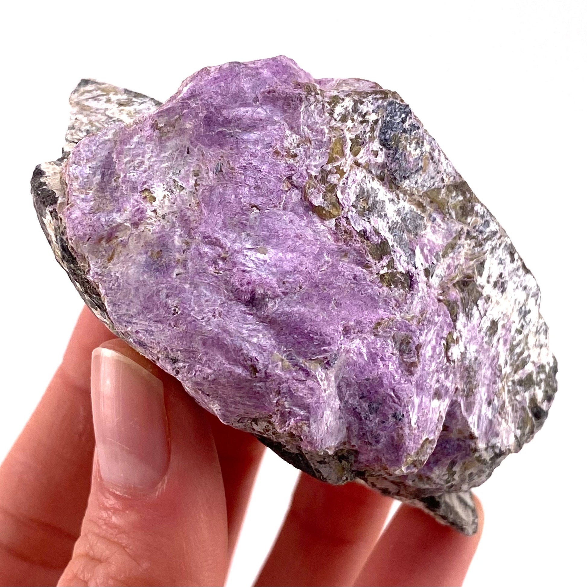 Raw Stichtite Specimen (South Africa), purple stichtite, stichtite