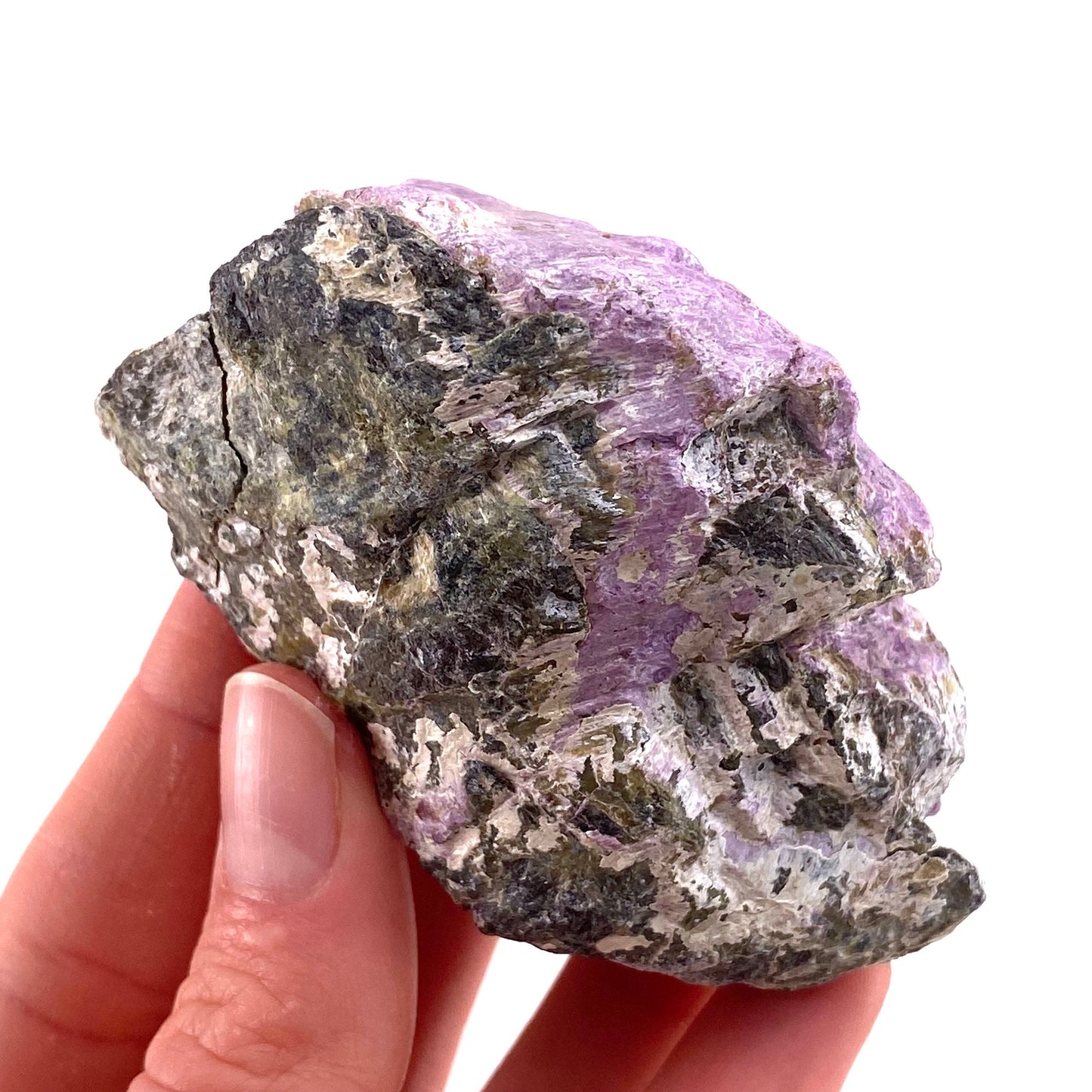Raw Stichtite Specimen (South Africa), purple stichtite, stichtite