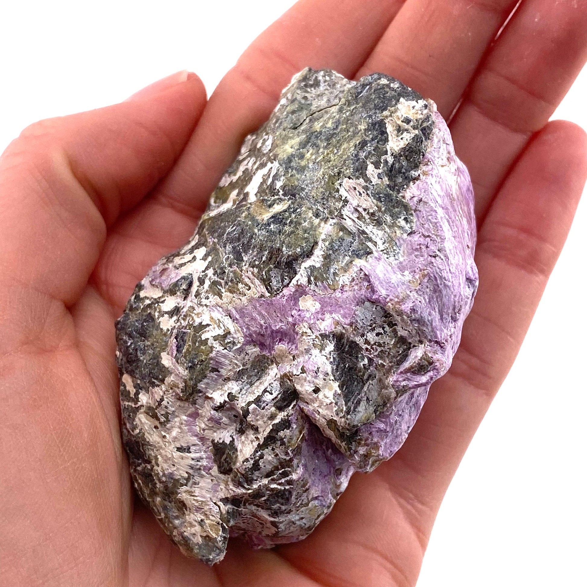 Raw Stichtite Specimen (South Africa), purple stichtite, stichtite
