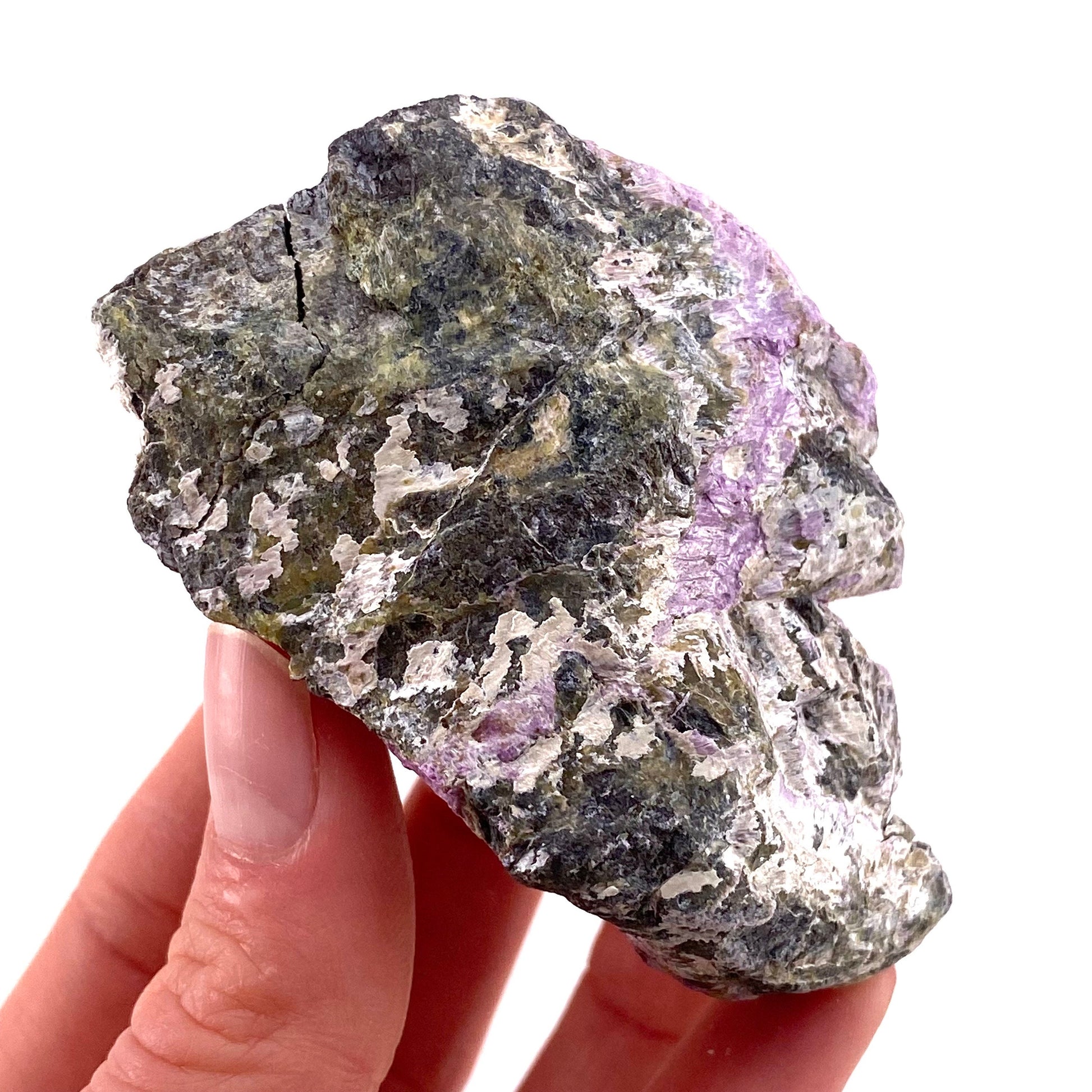 Raw Stichtite Specimen (South Africa), purple stichtite, stichtite