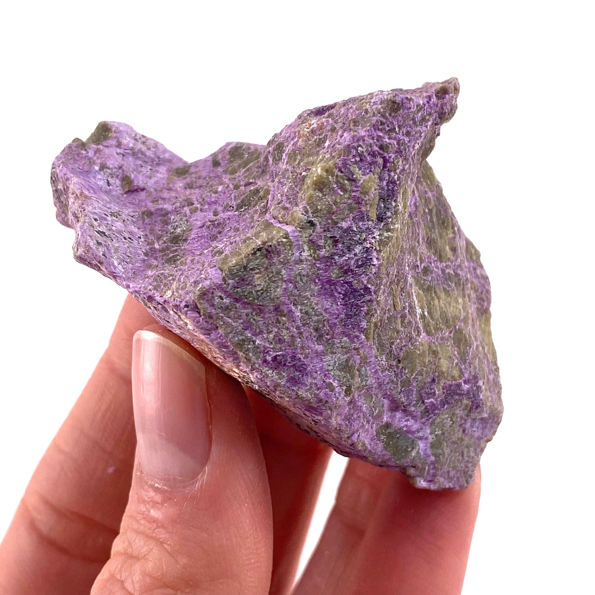 Raw Stichtite Specimen (South Africa), purple stichtite, stichtite