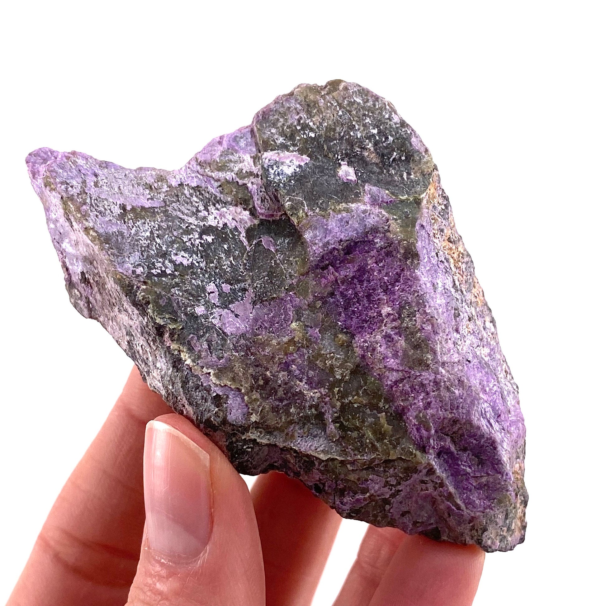 Raw Stichtite Specimen (South Africa), purple stichtite, stichtite