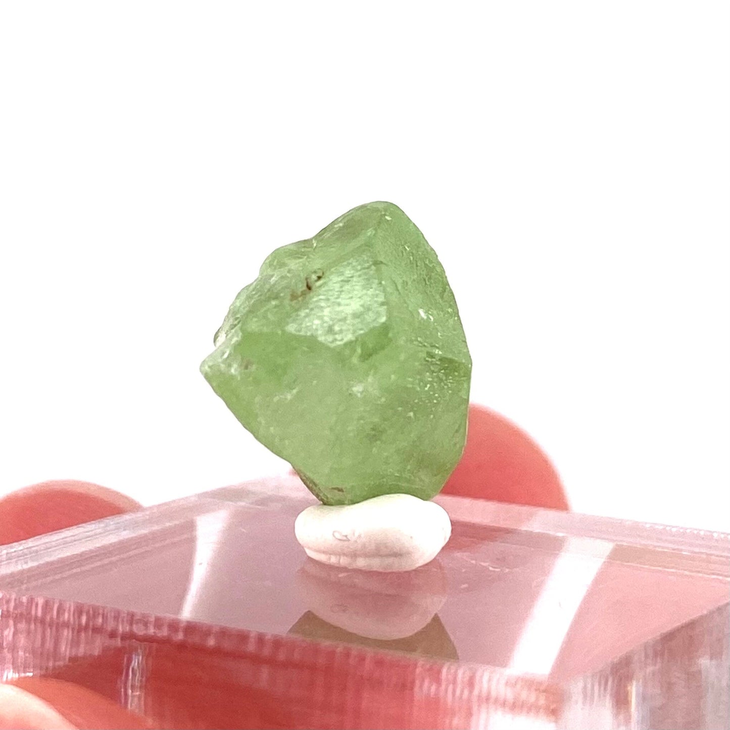 Naturally terminated peridot crystal (Pakistan) | raw peridot, natural peridot, peridot crystal, peridot point