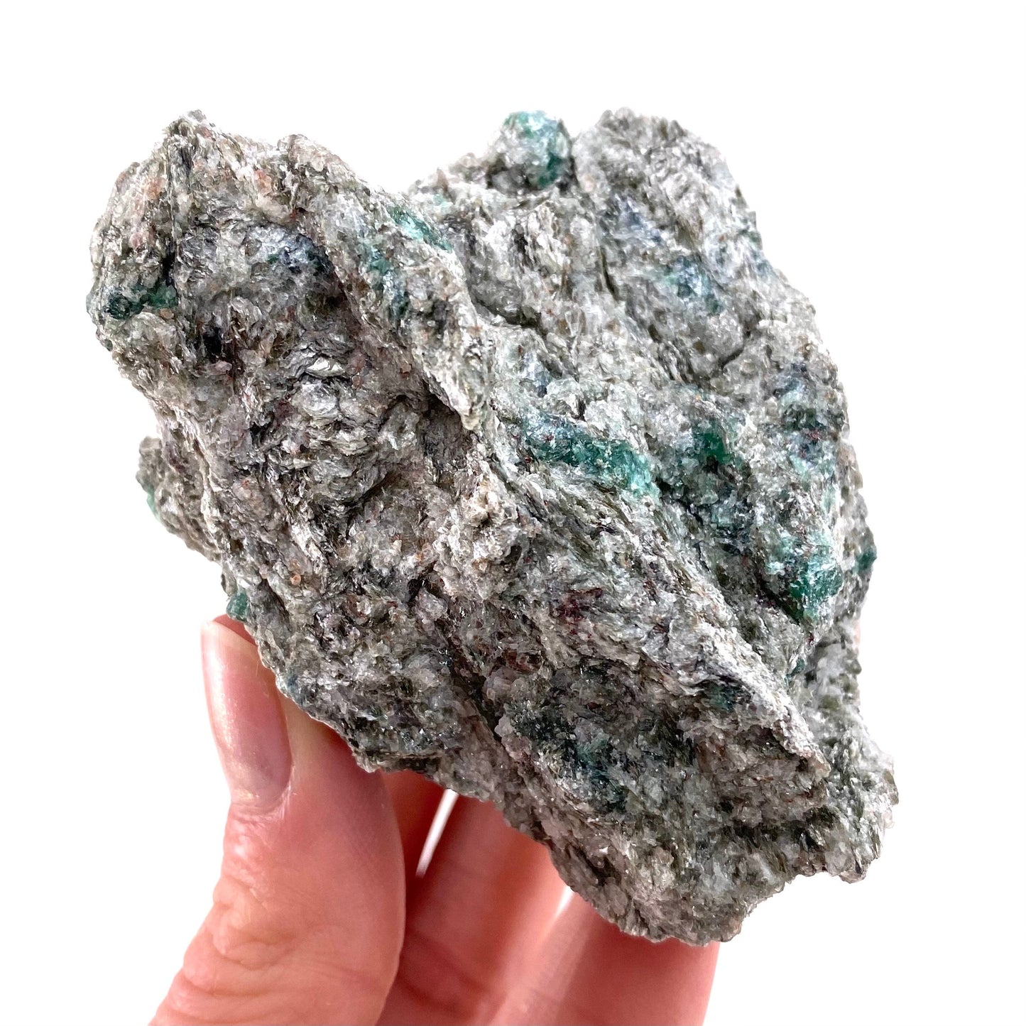 Natural Emerald in Mica Matrix (Zimbabwe) | natural emerald, green emerald, raw emerald, emerald crystal
