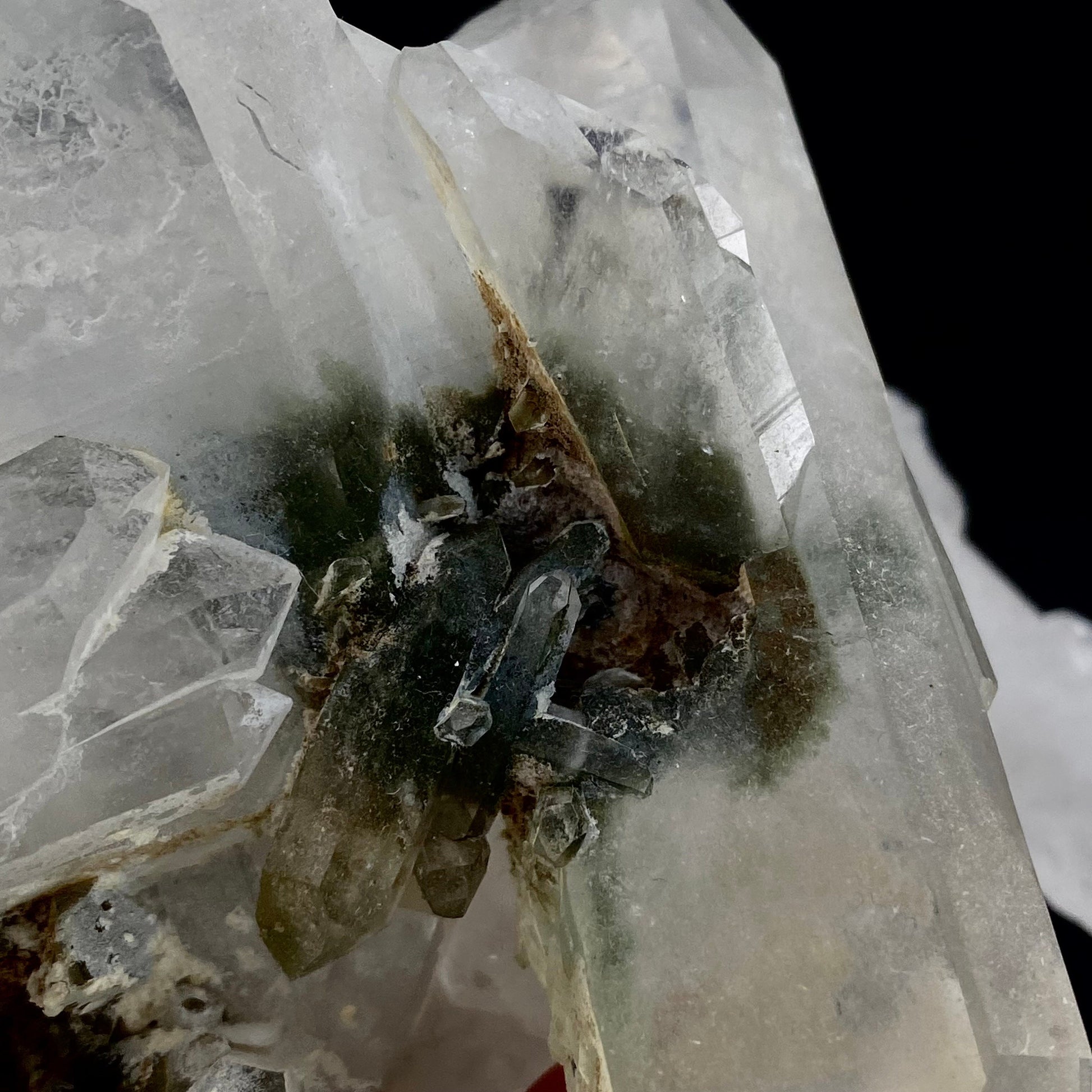 Chlorite Quartz (Pakistan) | green phantom quartz, chlorite quartz, green chlorite quartz