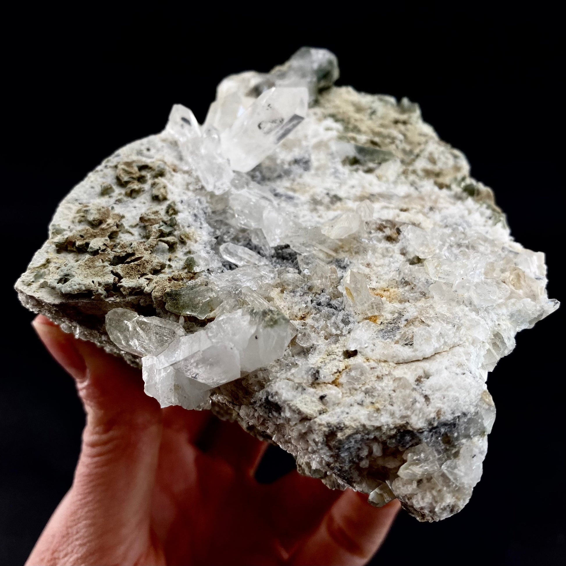 Chlorite Quartz (Pakistan) | green phantom quartz, chlorite quartz, green chlorite quartz