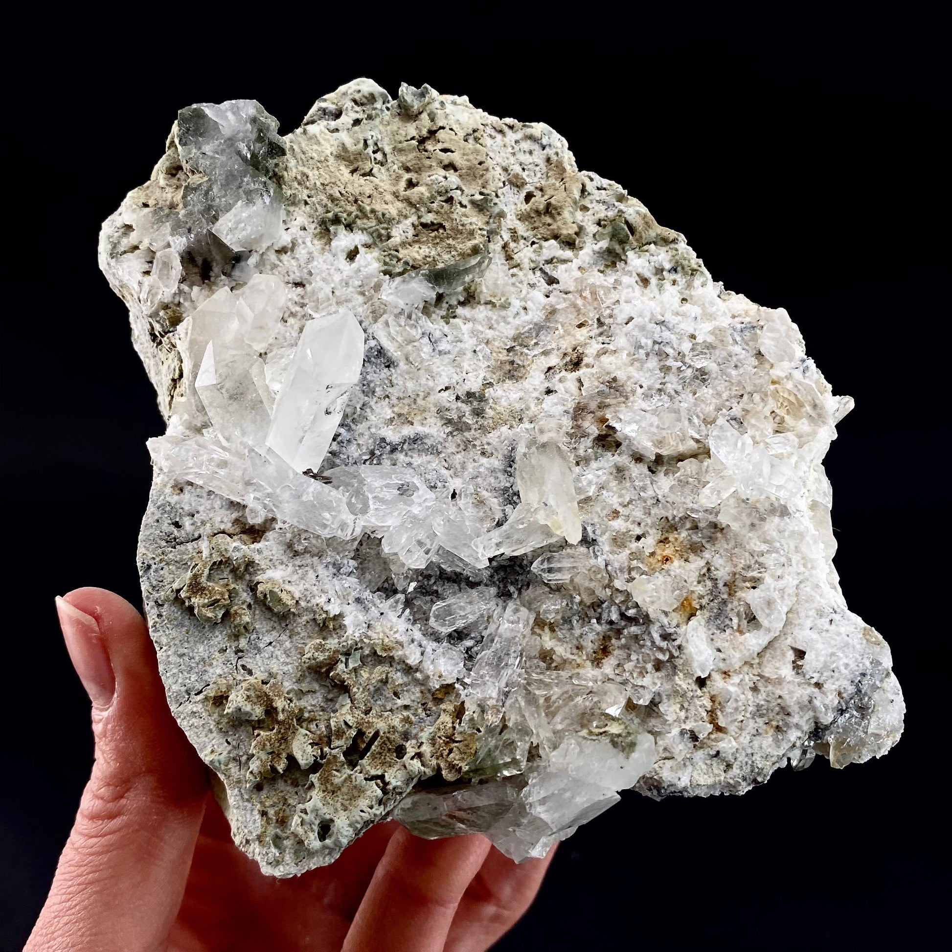 Chlorite Quartz (Pakistan) | green phantom quartz, chlorite quartz, green chlorite quartz