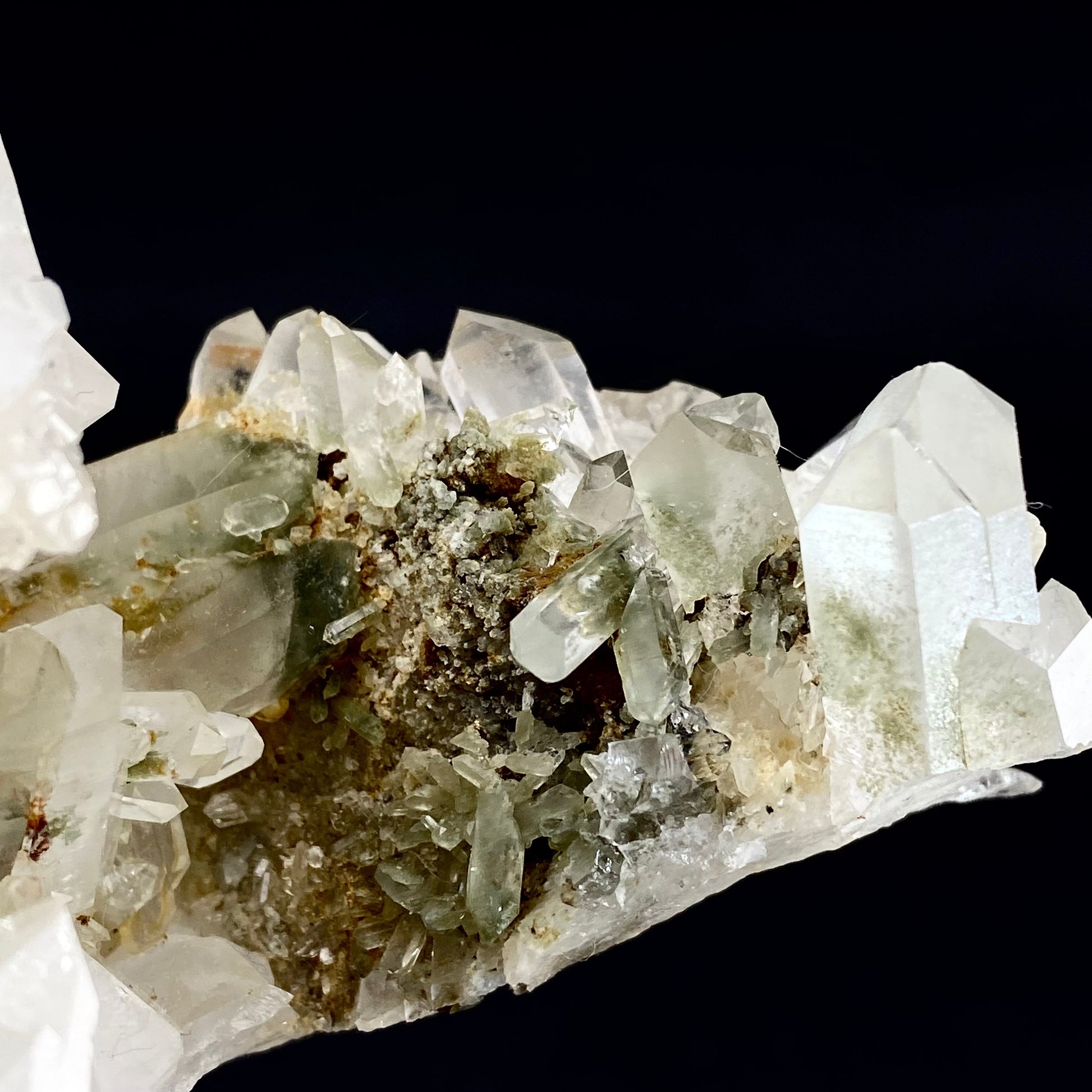 Chlorite Quartz (Pakistan) | green phantom quartz, chlorite quartz, green chlorite quartz