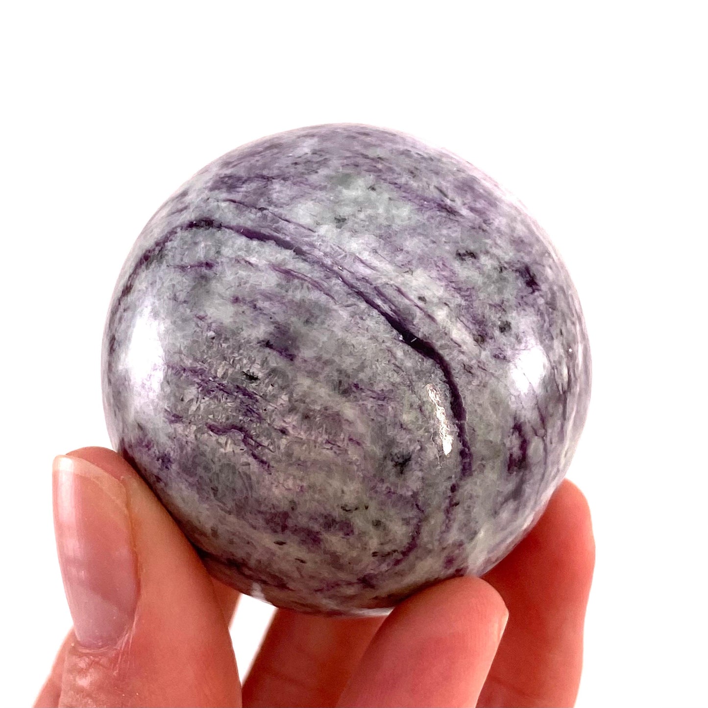 Kammererite Sphere, polished kammererite, kammererite crystal, kammererite ball, crystal ball, crystal sphere