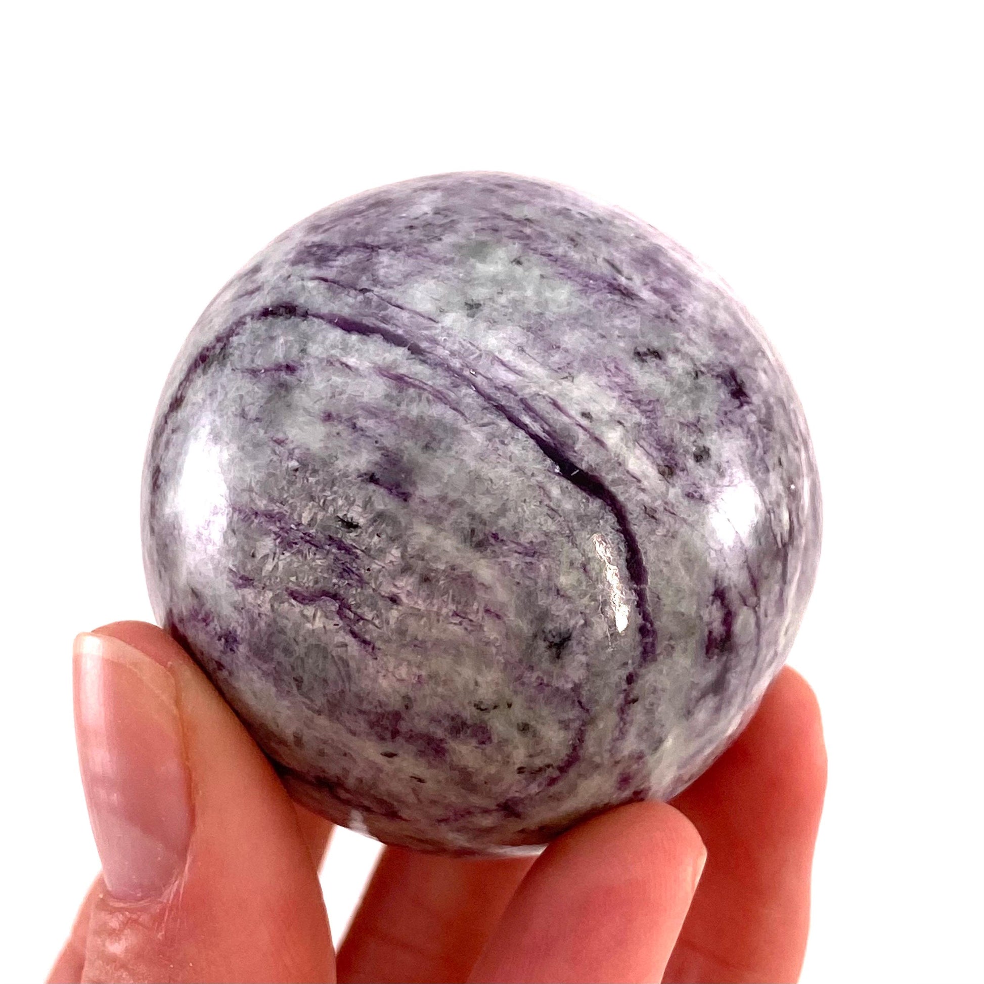 Kammererite Sphere, polished kammererite, kammererite crystal, kammererite ball, crystal ball, crystal sphere