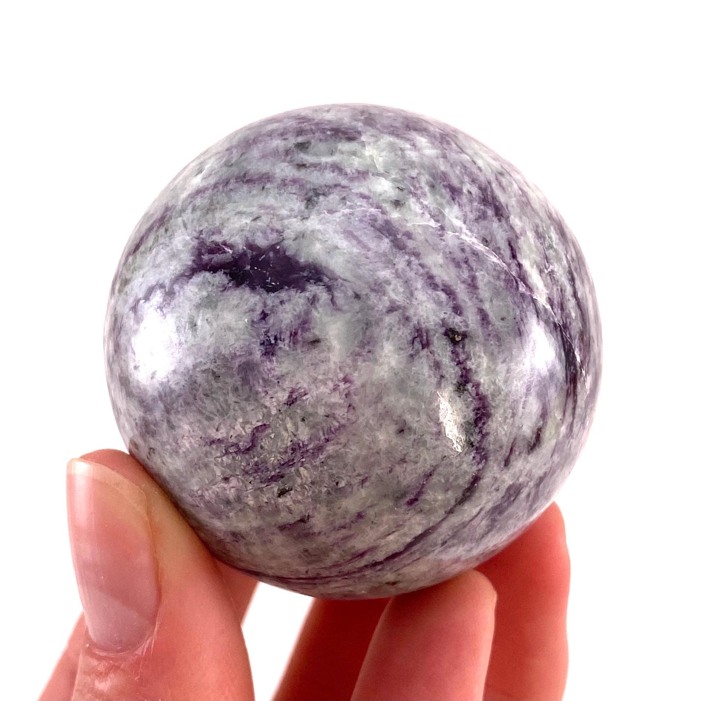 Kammererite Sphere, polished kammererite, kammererite crystal, kammererite ball, crystal ball, crystal sphere