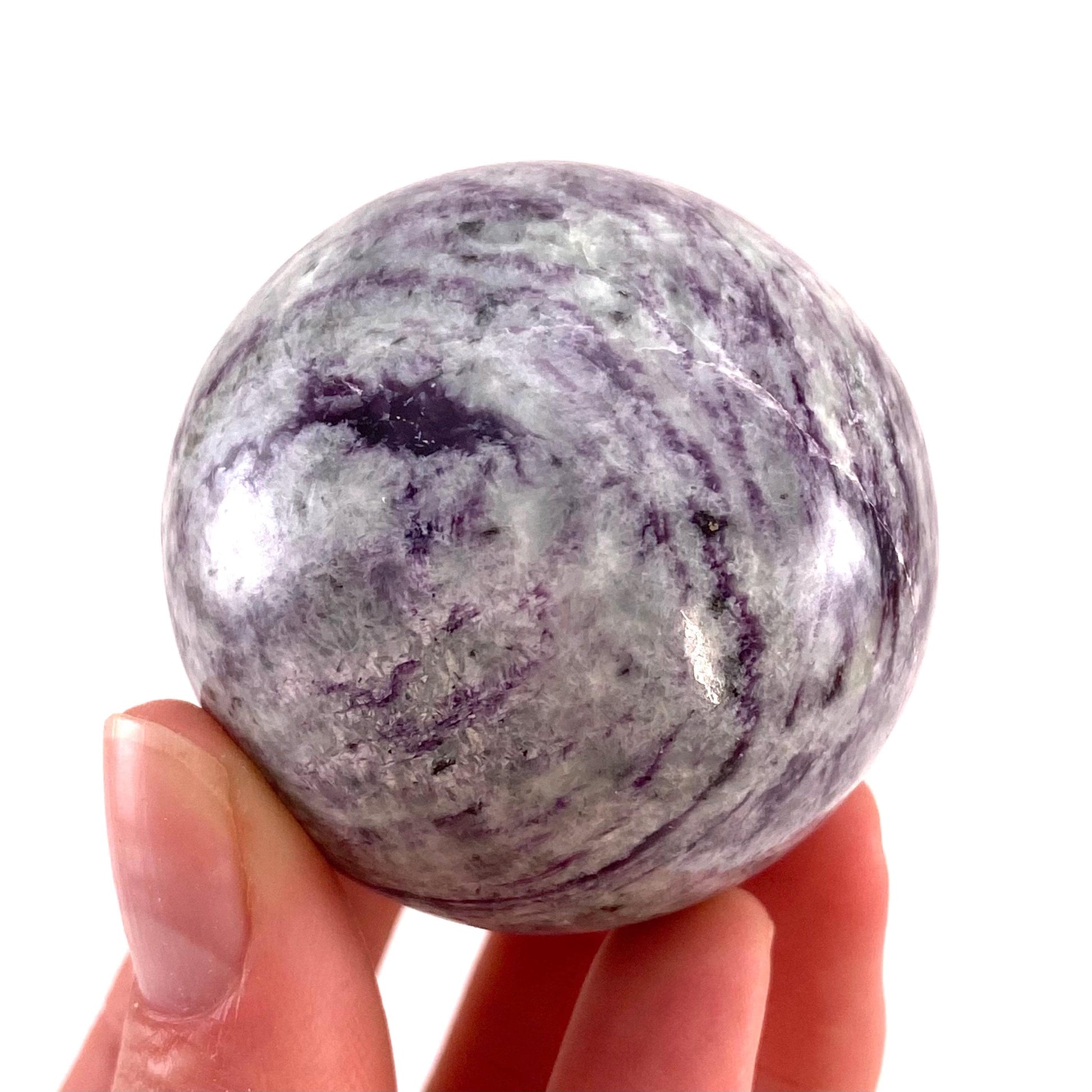 Kammererite Sphere, polished kammererite, kammererite crystal, kammererite ball, crystal ball, crystal sphere