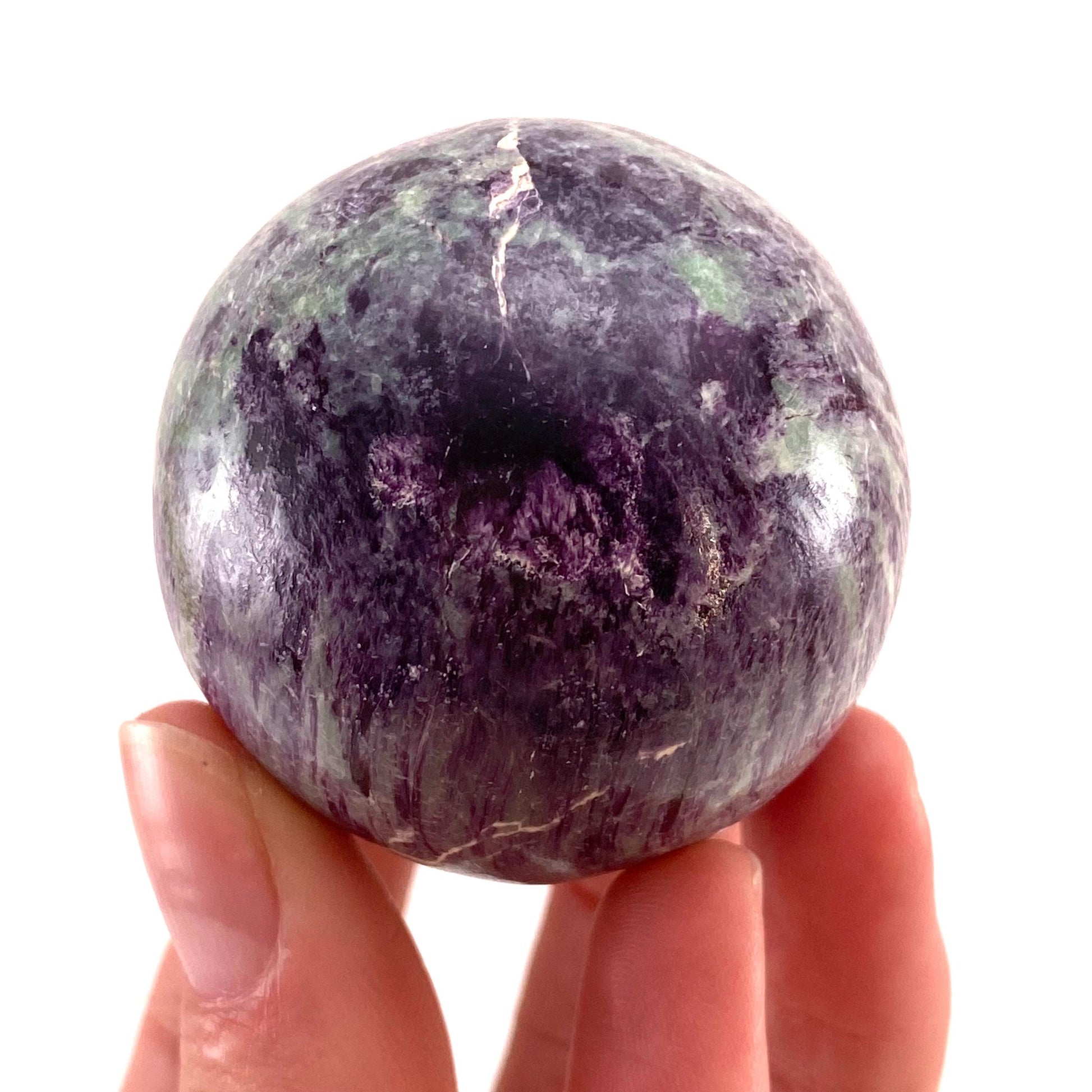Kammererite Sphere, polished kammererite, kammererite crystal, kammererite ball, crystal ball, crystal sphere