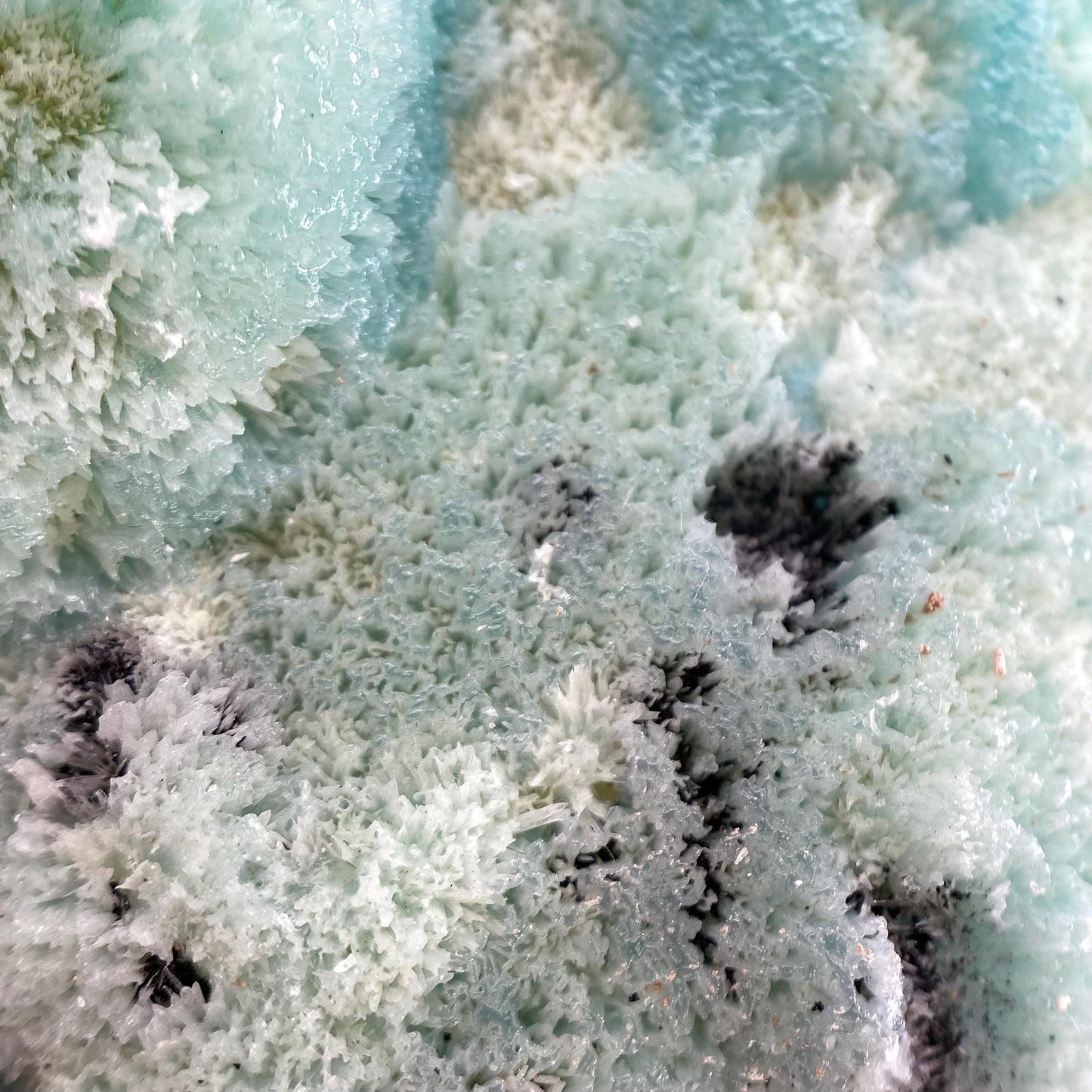Blue Aragonite (Afghanistan), blue aragonite specimen, raw aragonite, botryoidal aragonite crystal