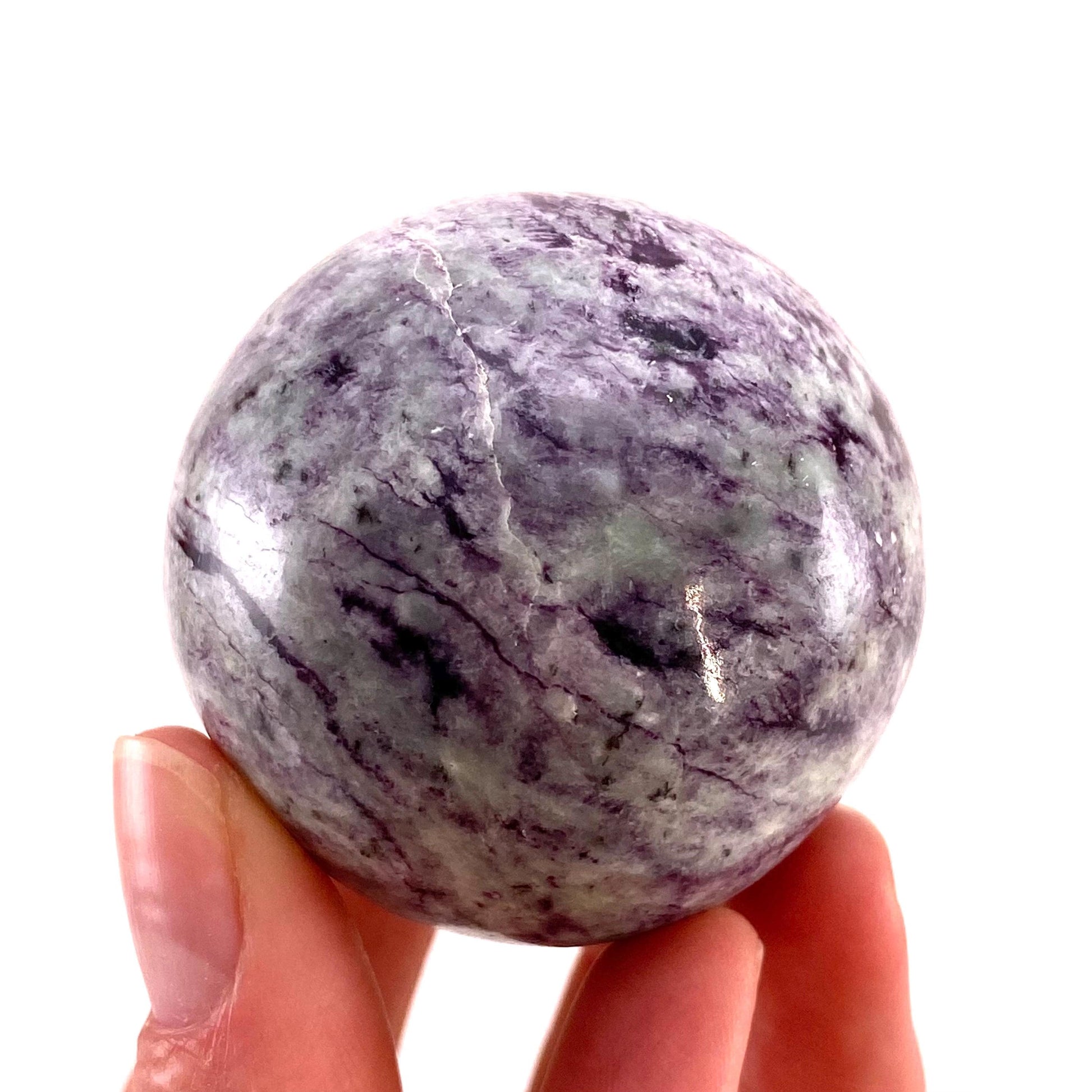 Kammererite Sphere, polished kammererite, kammererite crystal, kammererite ball, crystal ball, crystal sphere