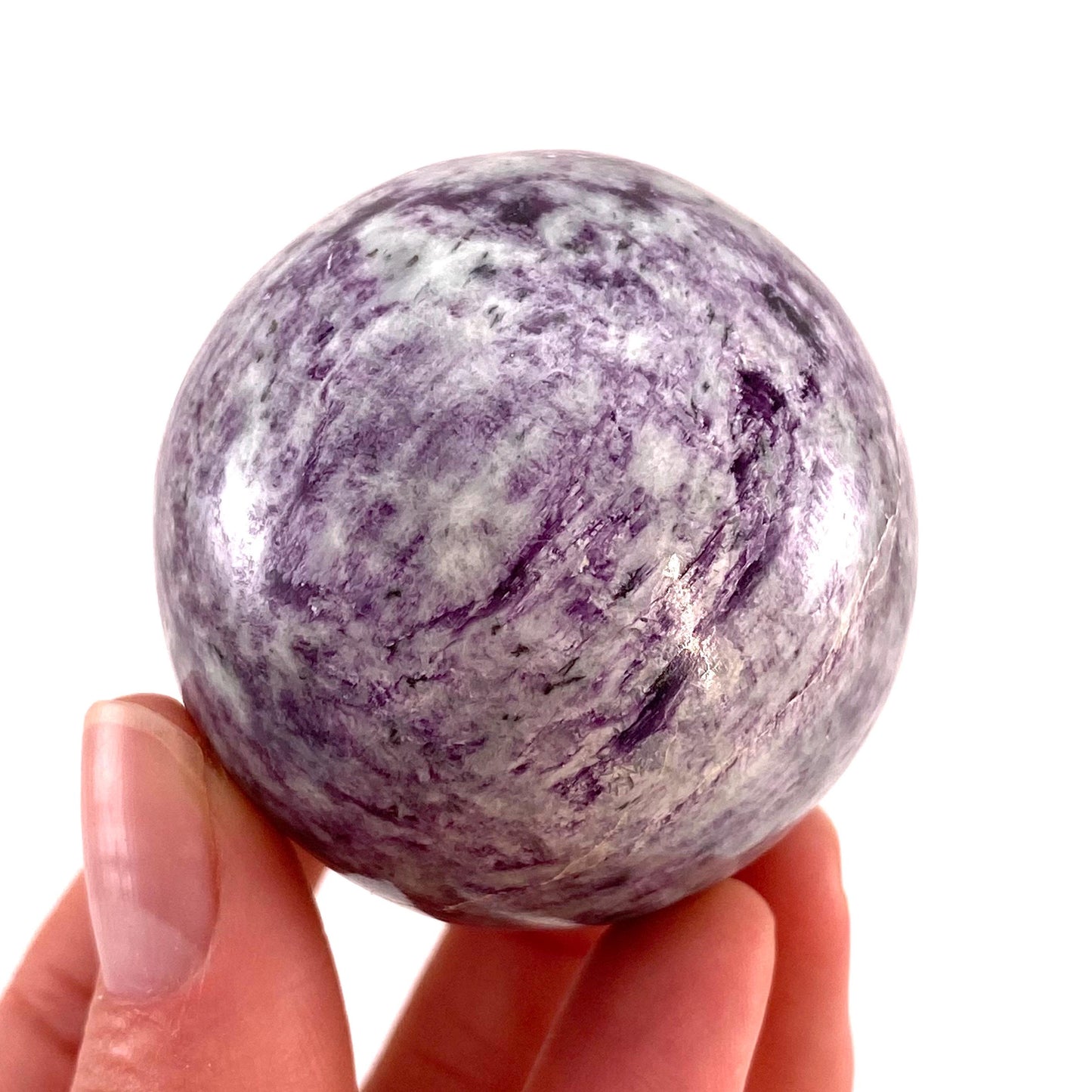 Kammererite Sphere, polished kammererite, kammererite crystal, kammererite ball, crystal ball, crystal sphere