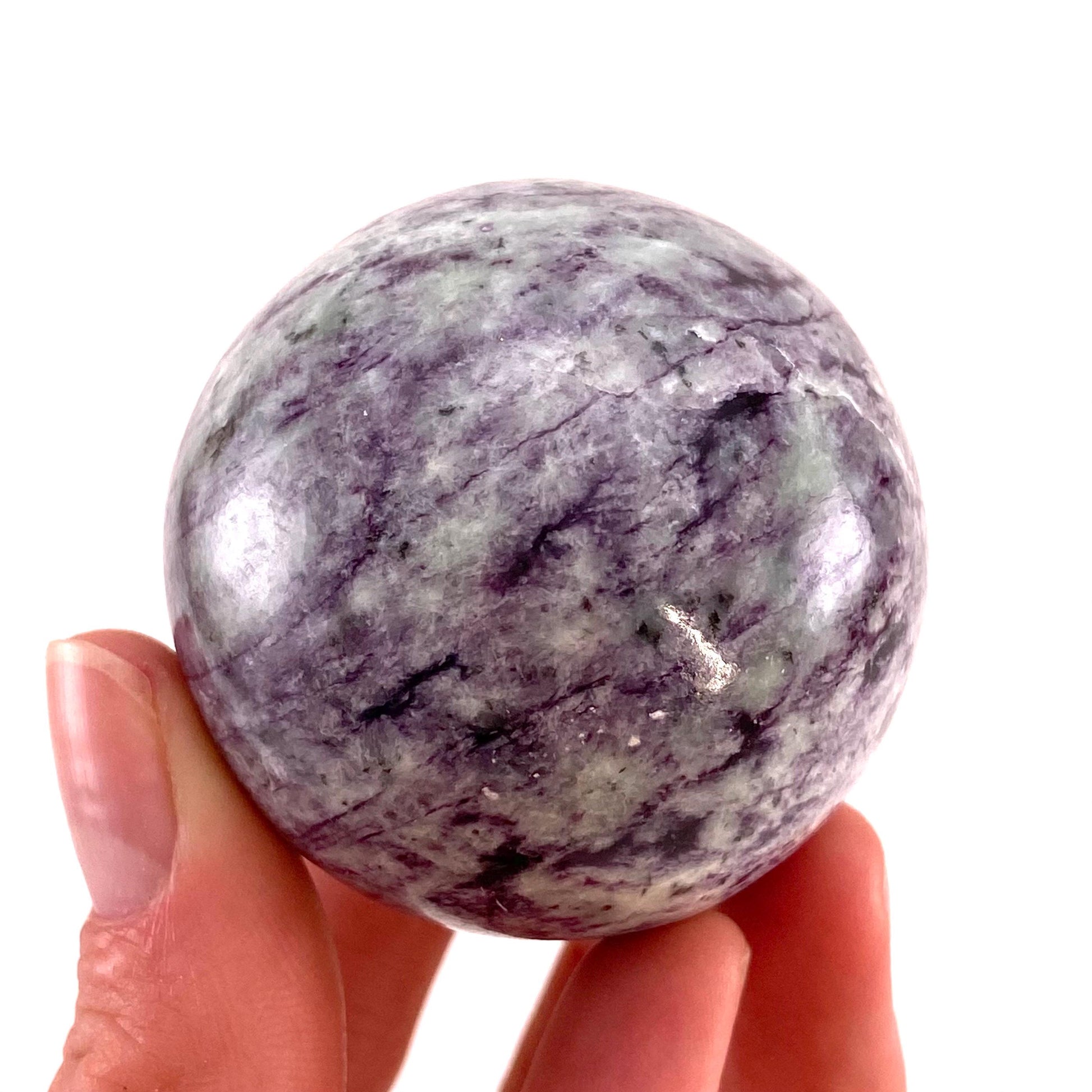 Kammererite Sphere, polished kammererite, kammererite crystal, kammererite ball, crystal ball, crystal sphere