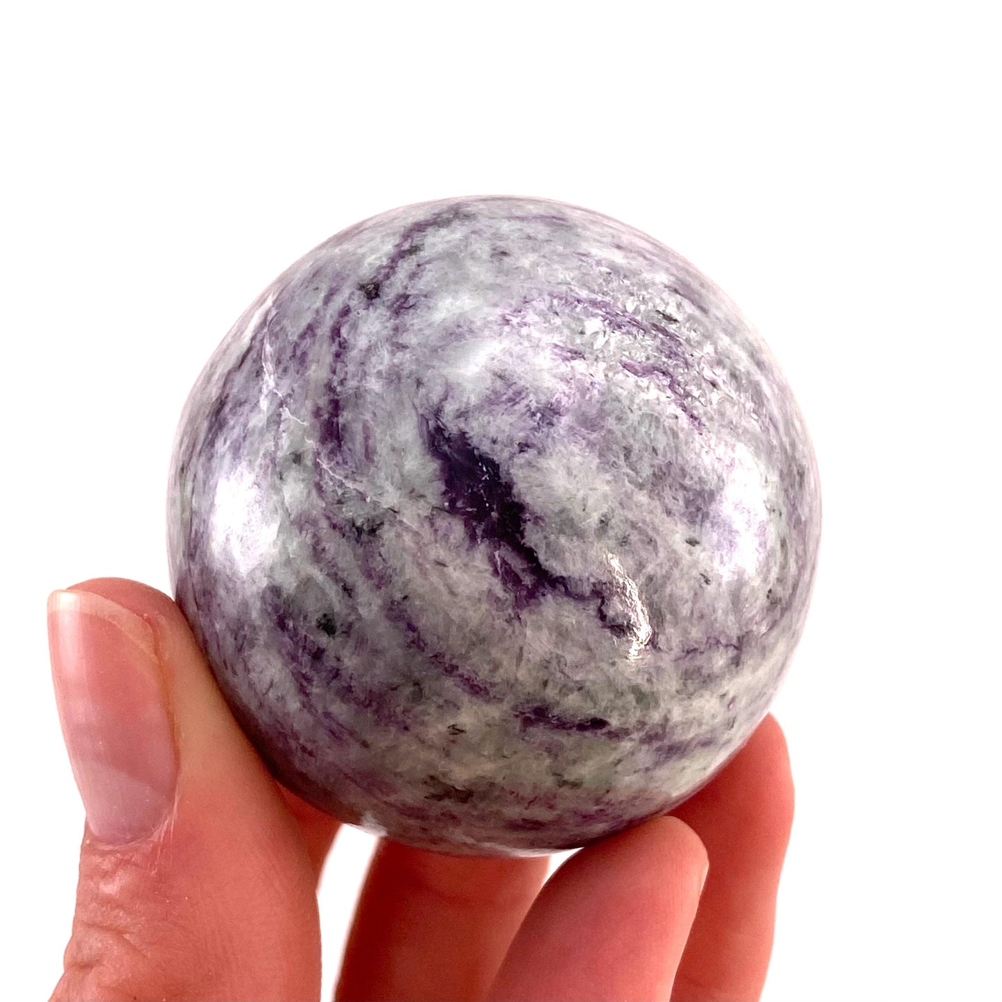 Kammererite Sphere, polished kammererite, kammererite crystal, kammererite ball, crystal ball, crystal sphere